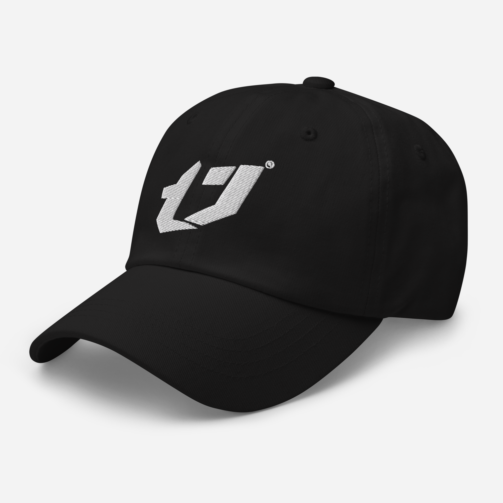 N'Trench Apparel Silver Logo Embroidery Dad Hat