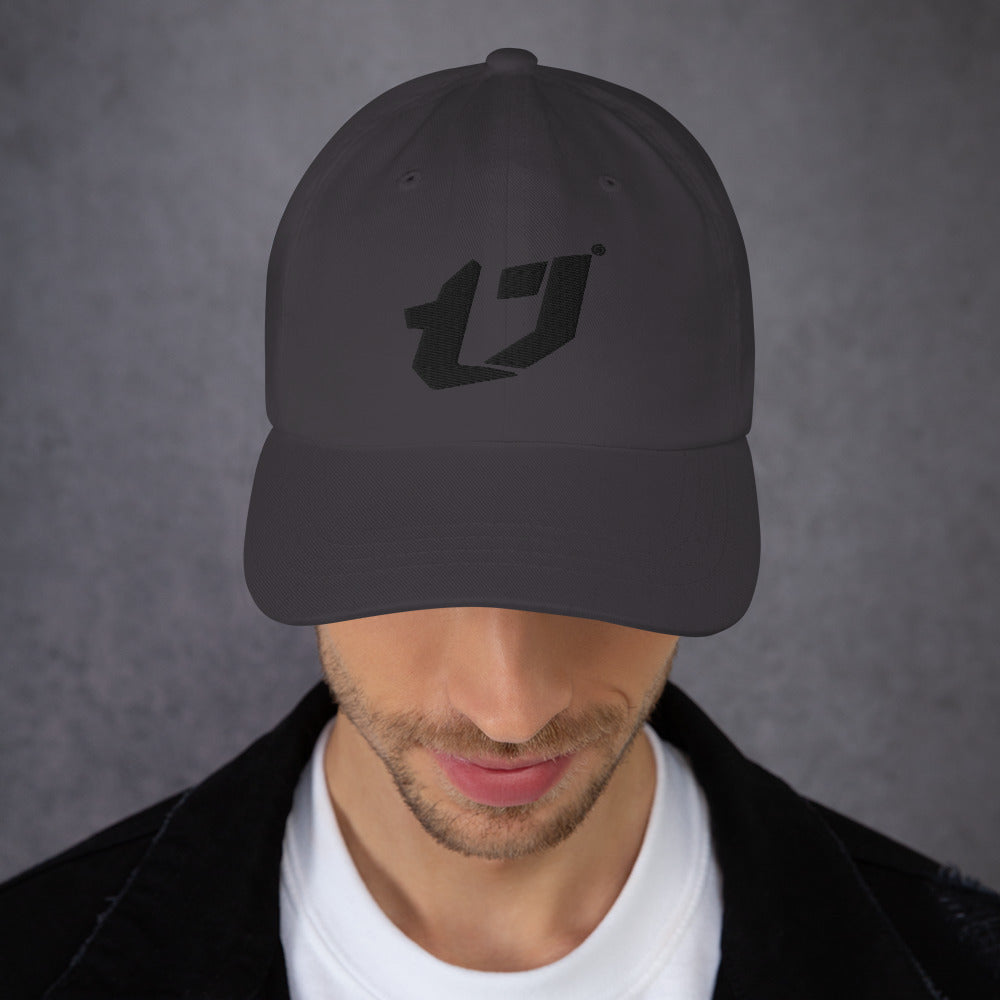 N'Trench Apparel Black Logo Embroidery Dad hat