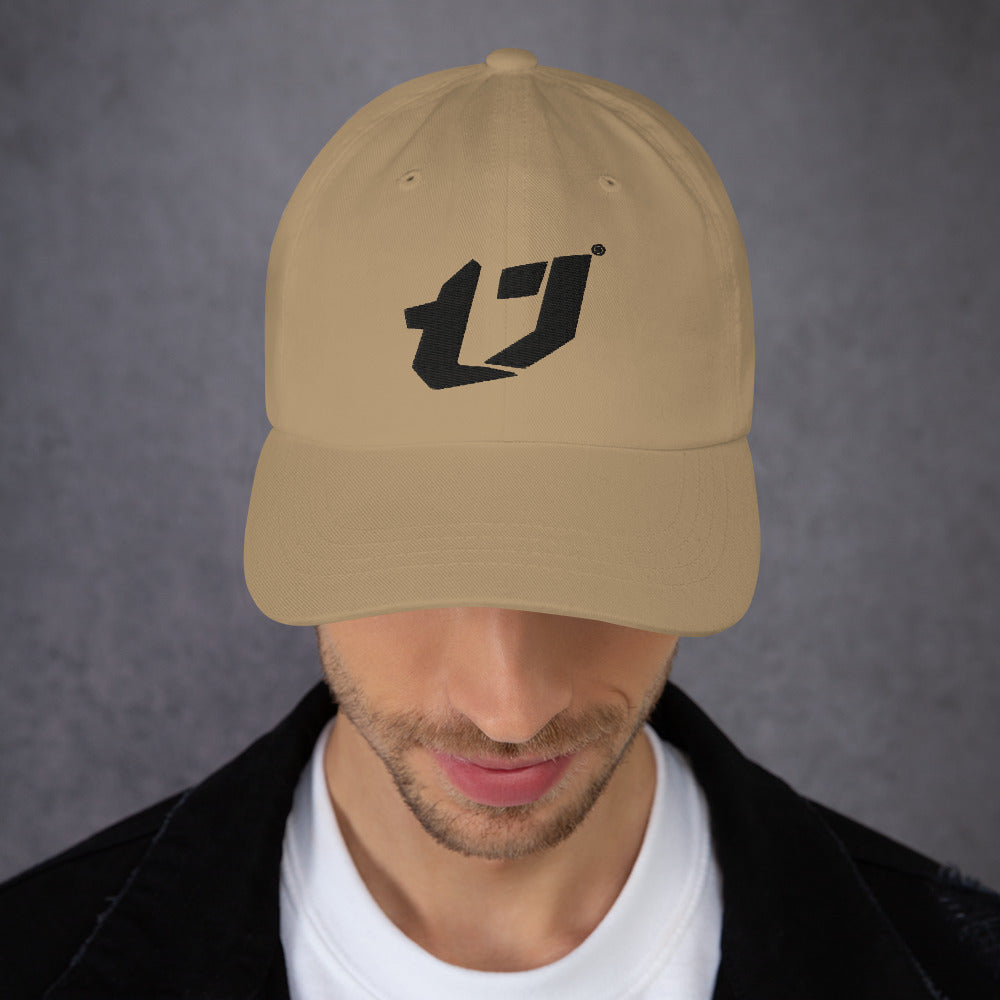 N'Trench Apparel Black Logo Embroidery Dad hat