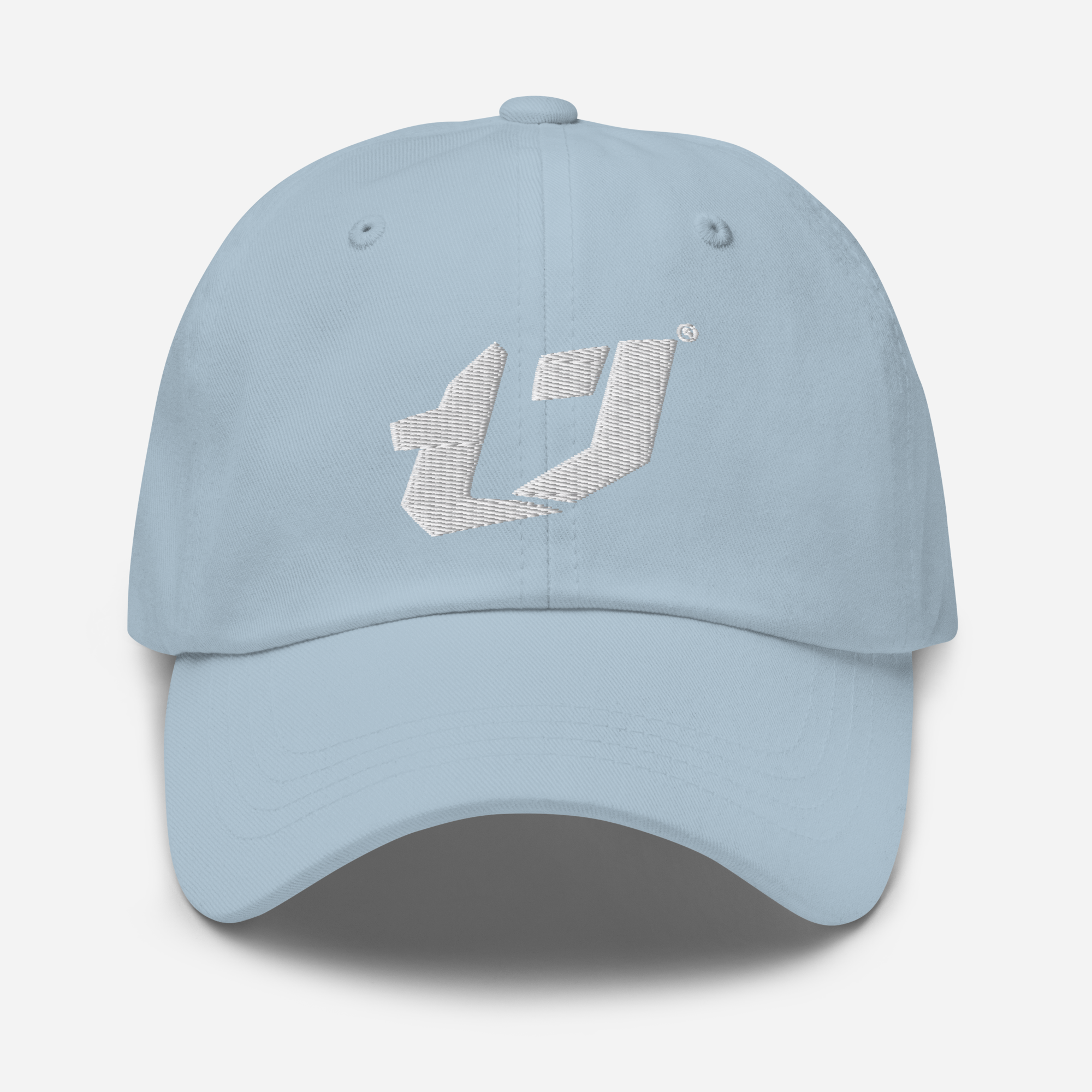 N'Trench Apparel Silver Logo Embroidery Dad Hat