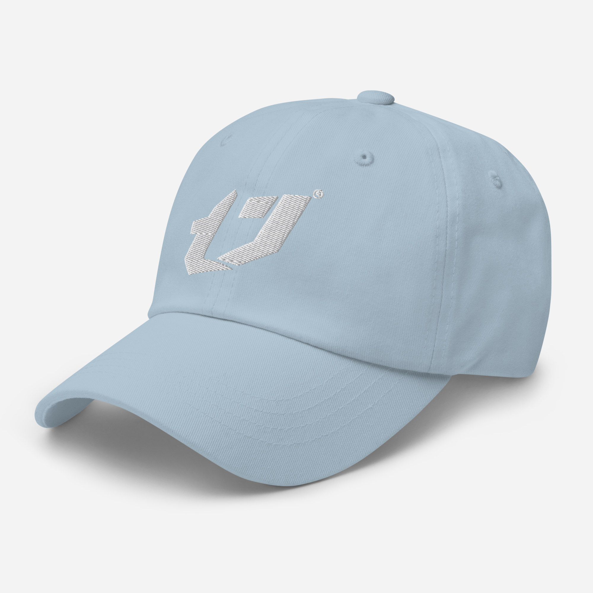 N'Trench Apparel Silver Logo Embroidery Dad Hat