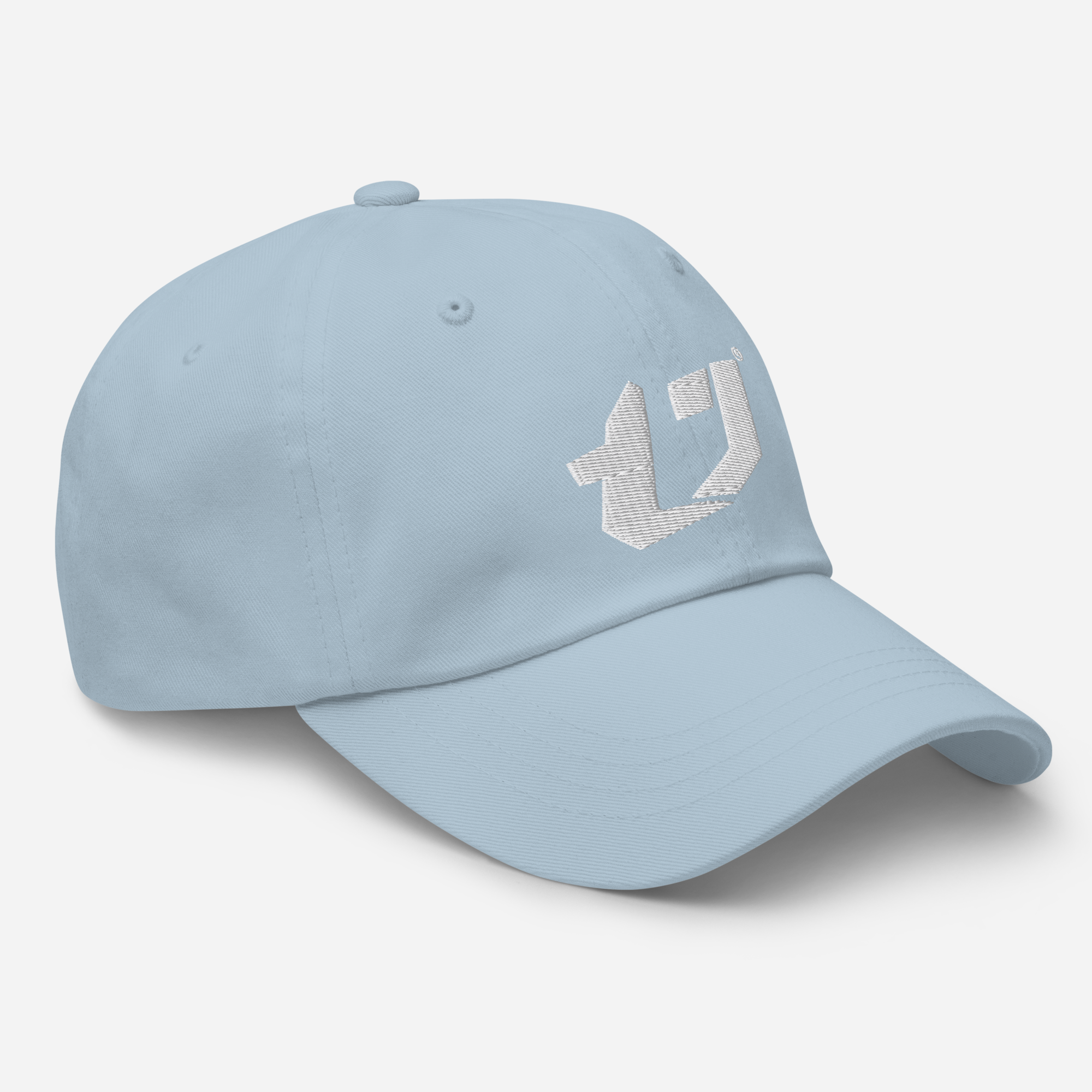 N'Trench Apparel Silver Logo Embroidery Dad Hat