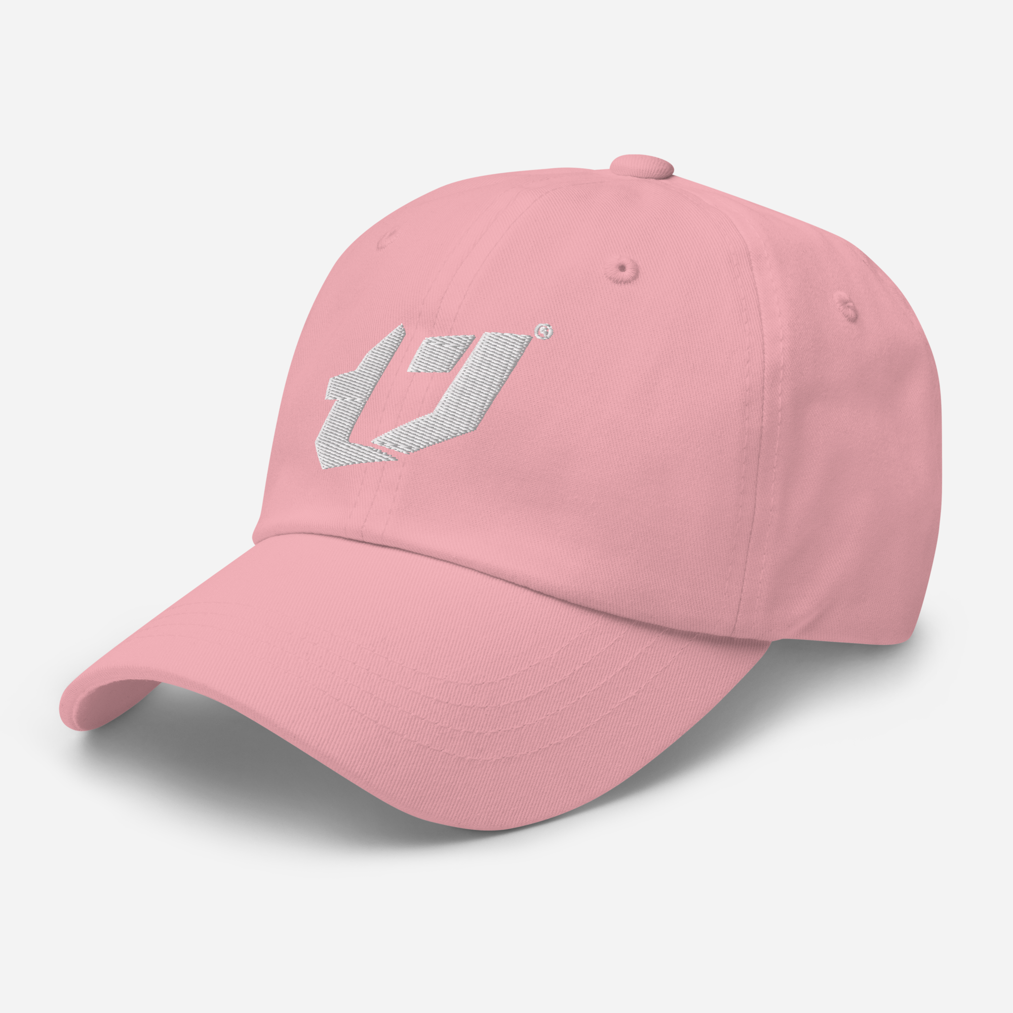 N'Trench Apparel Silver Logo Embroidery Dad Hat
