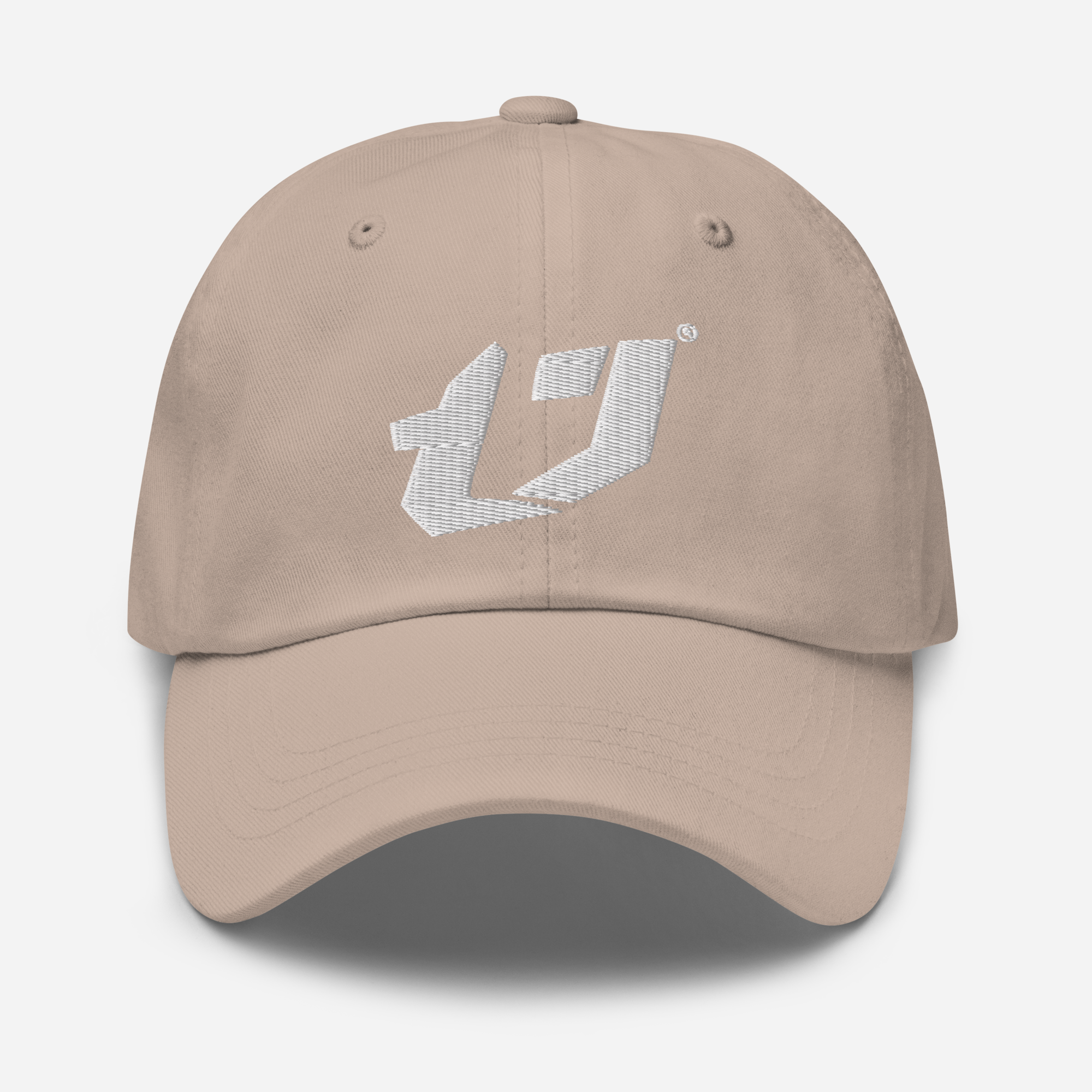 N'Trench Apparel Silver Logo Embroidery Dad Hat