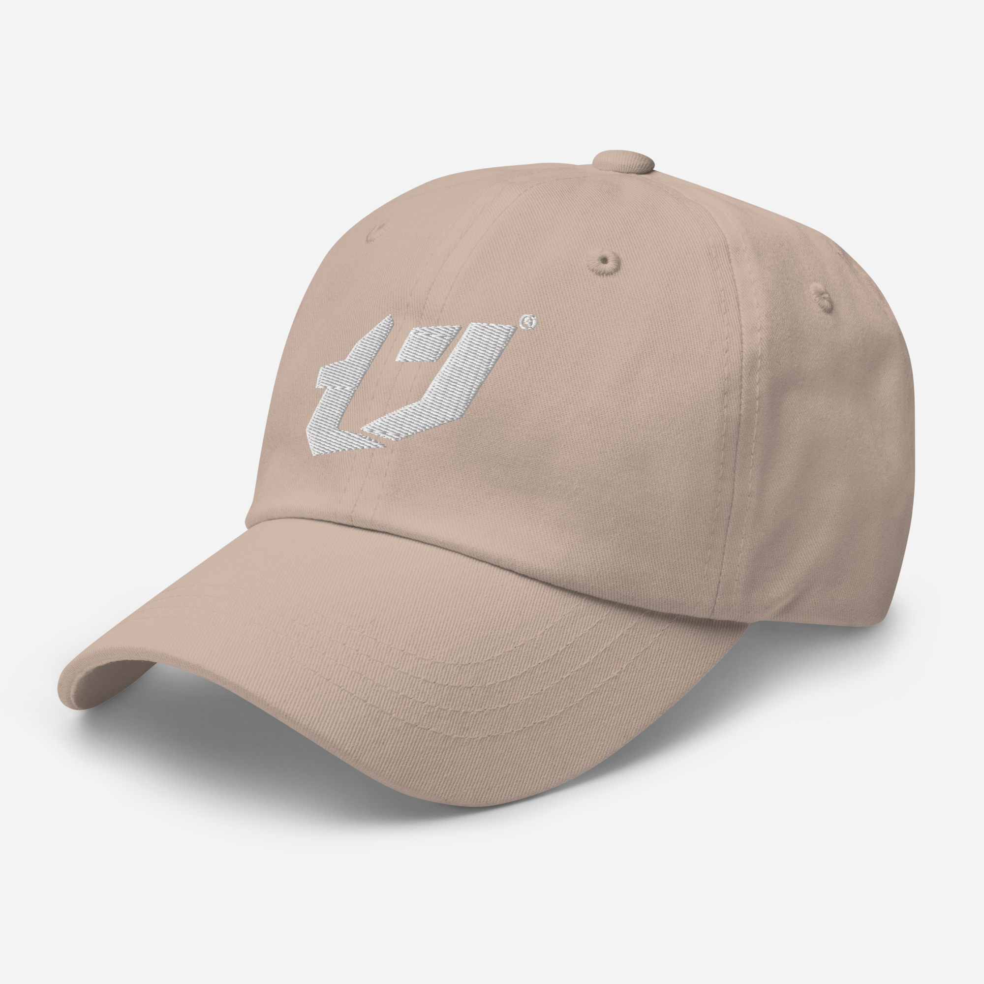 N'Trench Apparel Silver Logo Embroidery Dad Hat