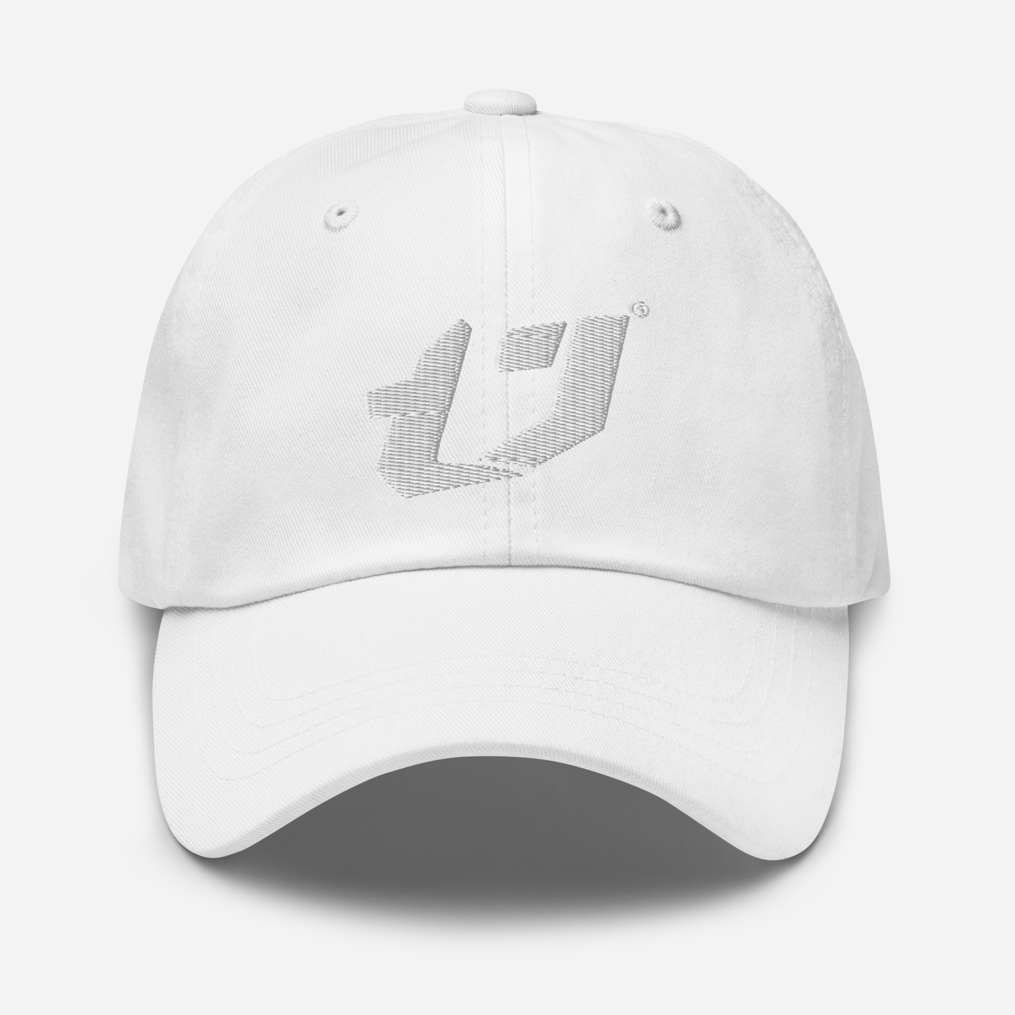 N'Trench Apparel Silver Logo Embroidery Dad Hat