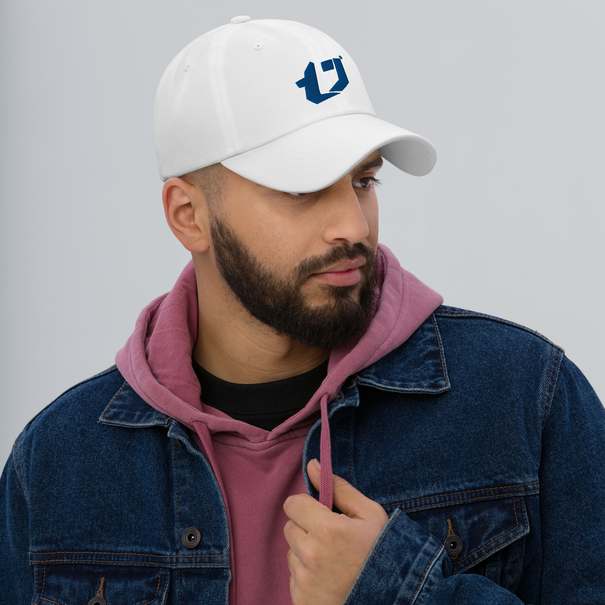N'Trench Apparel Blue Logo Embroidery Dad hat copy