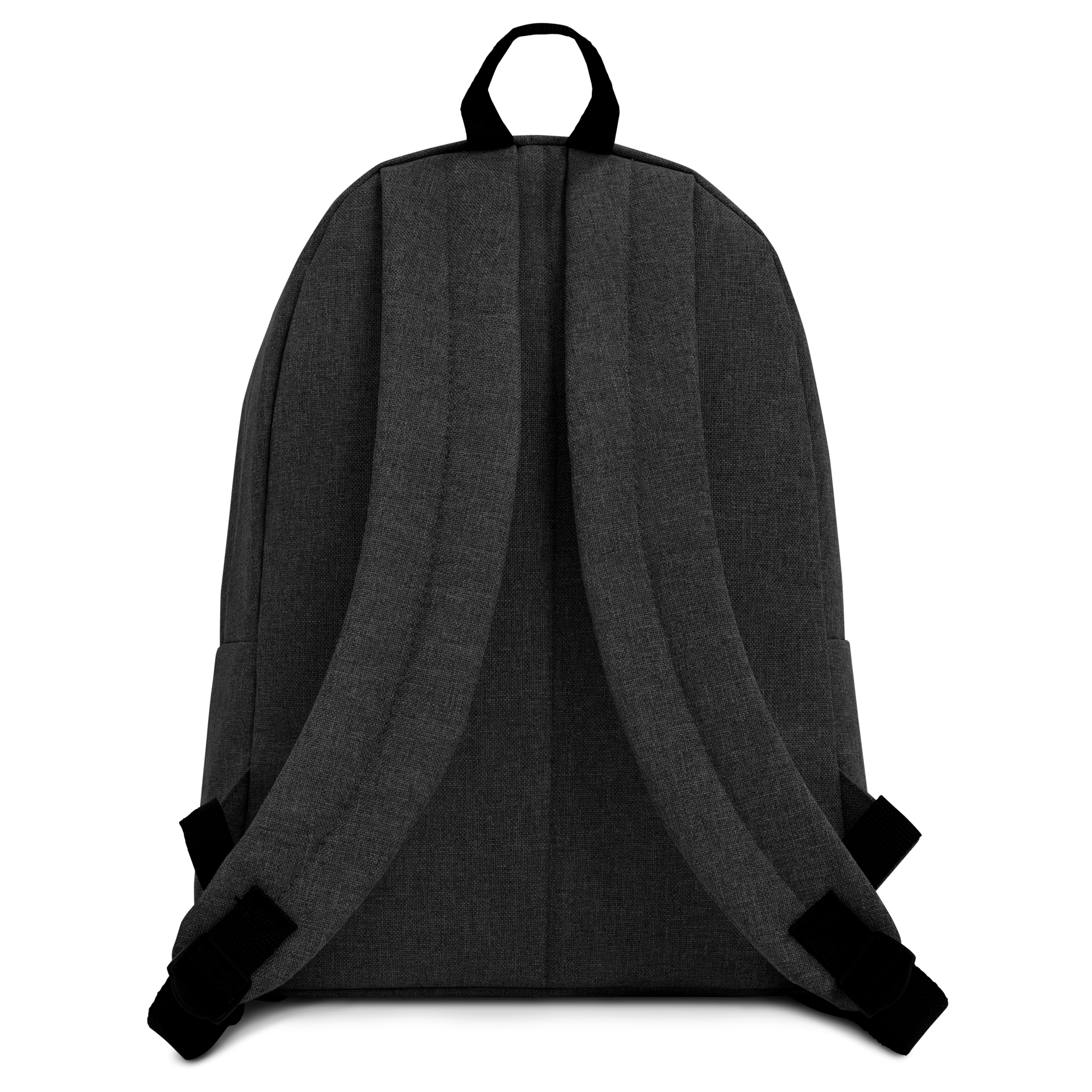 N'Trench Apparel Red Logo Embroidered Backpack