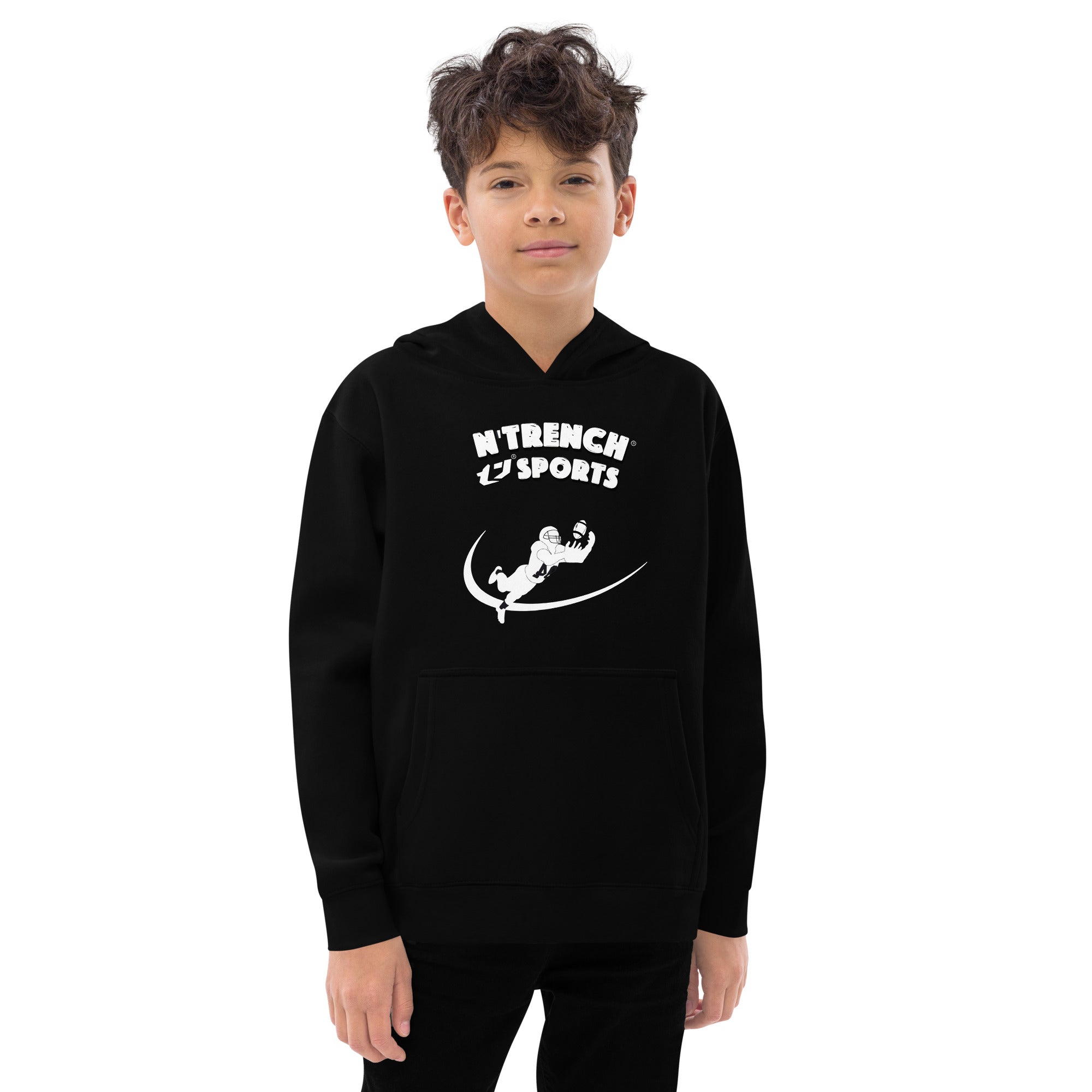 N'Trench Apparel Football Kids fleece hoodie
