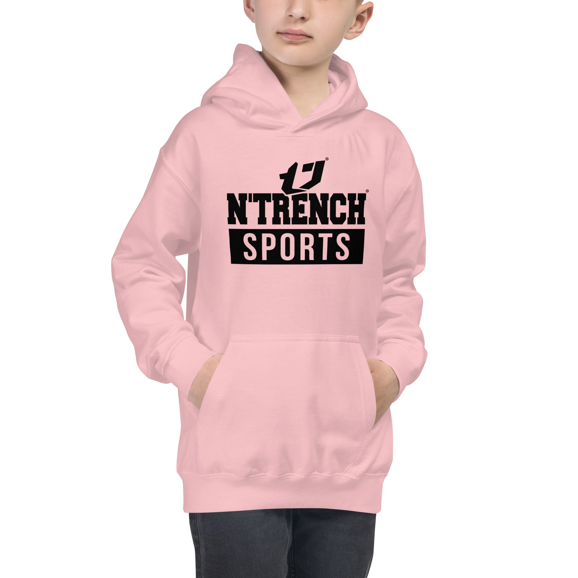 N'Trench (Black Font) Kids Hoodie