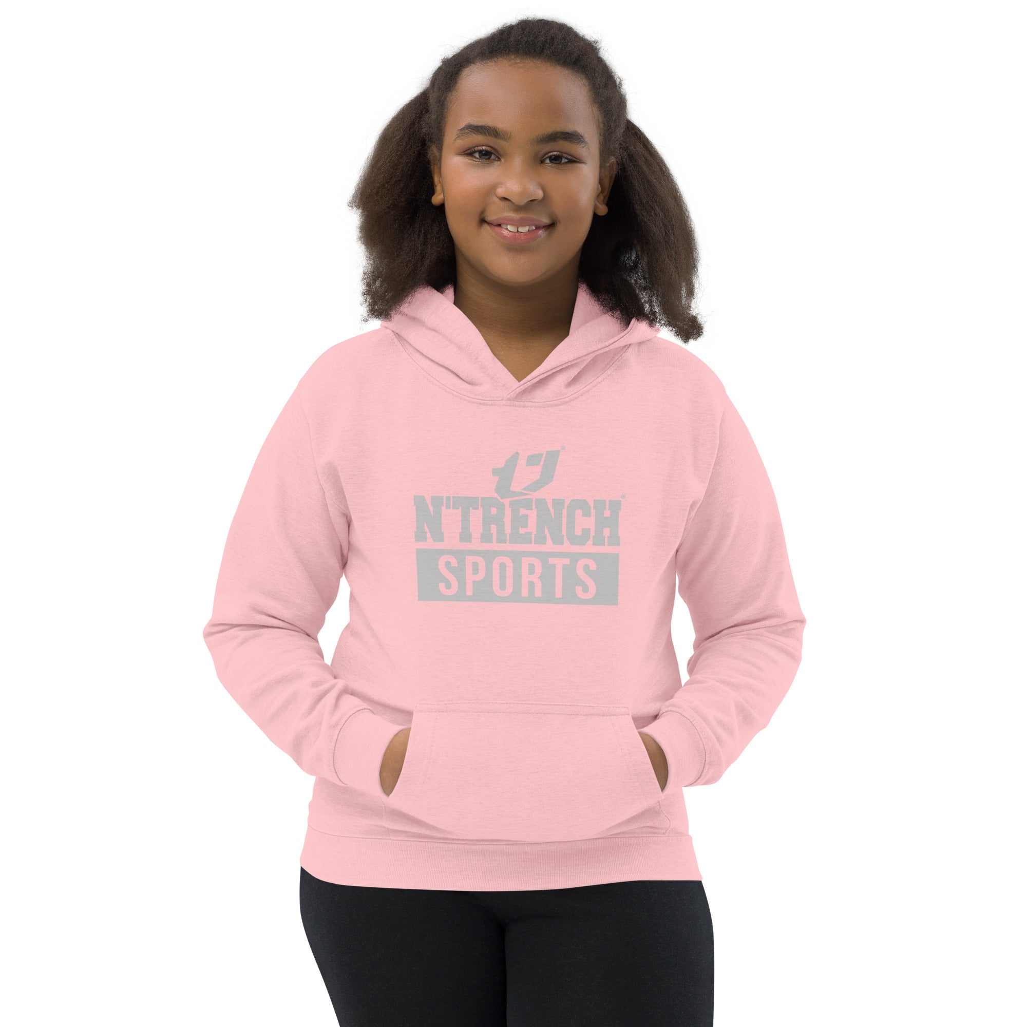 N'Trench (Silver Font) Kids Hoodie