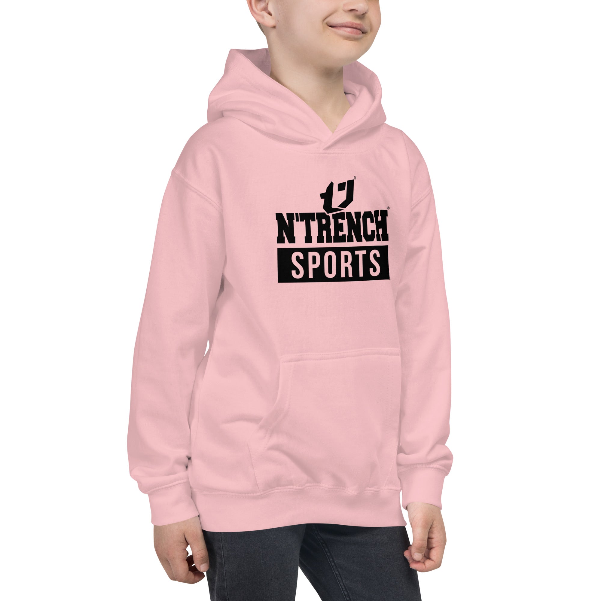 N'Trench (Black Font) Kids Hoodie