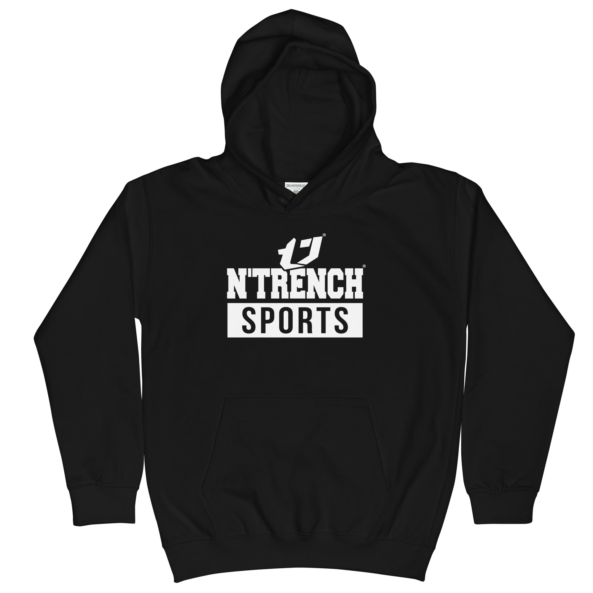 N'Trench White Font Kids Hoodie