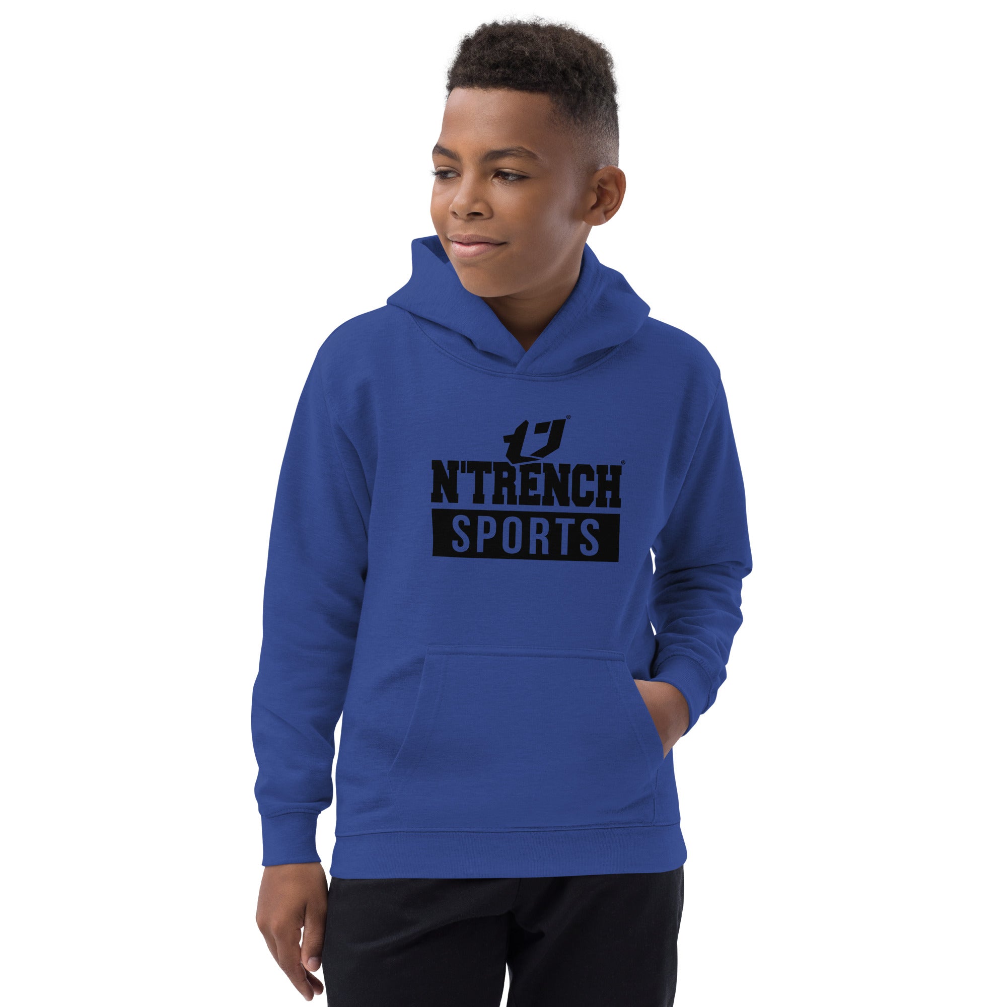N'Trench (Black Font) Kids Hoodie