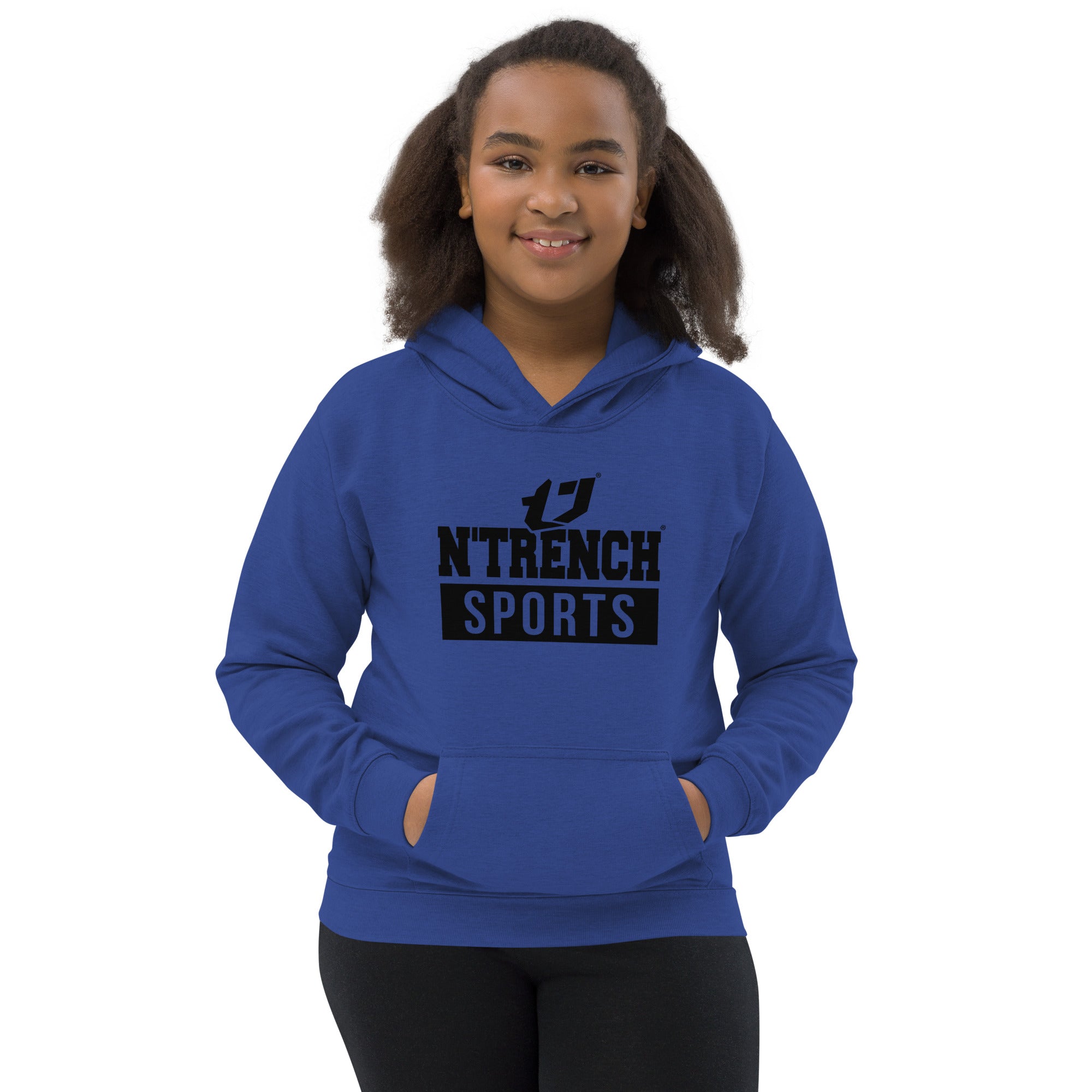 N'Trench (Black Font) Kids Hoodie