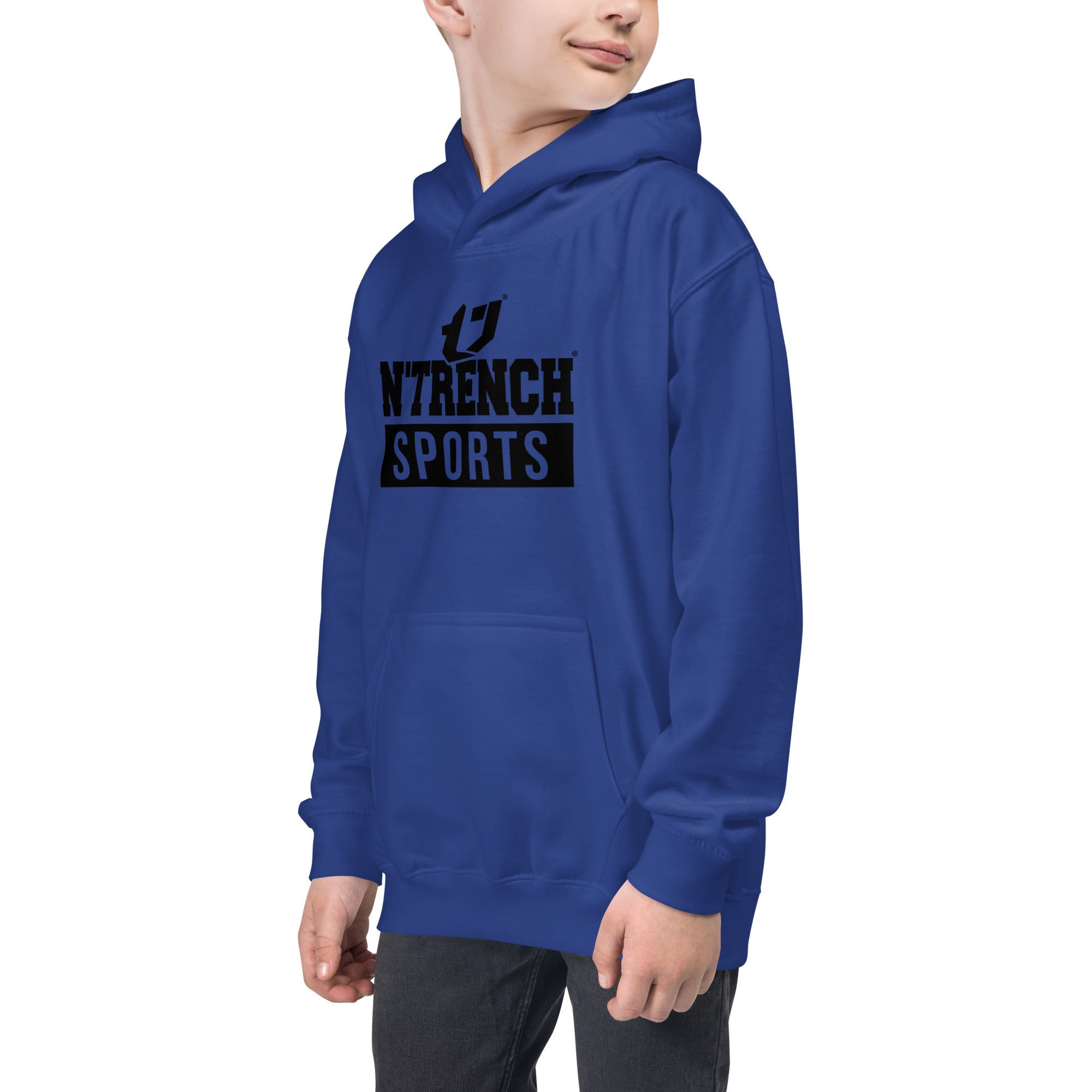 N'Trench (Black Font) Kids Hoodie