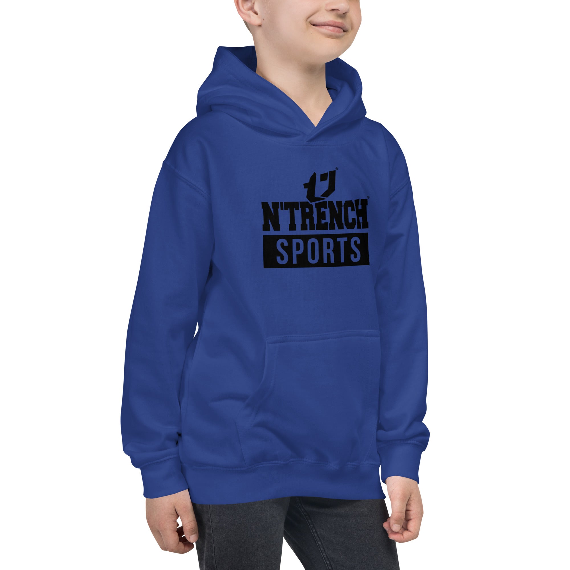 N'Trench (Black Font) Kids Hoodie