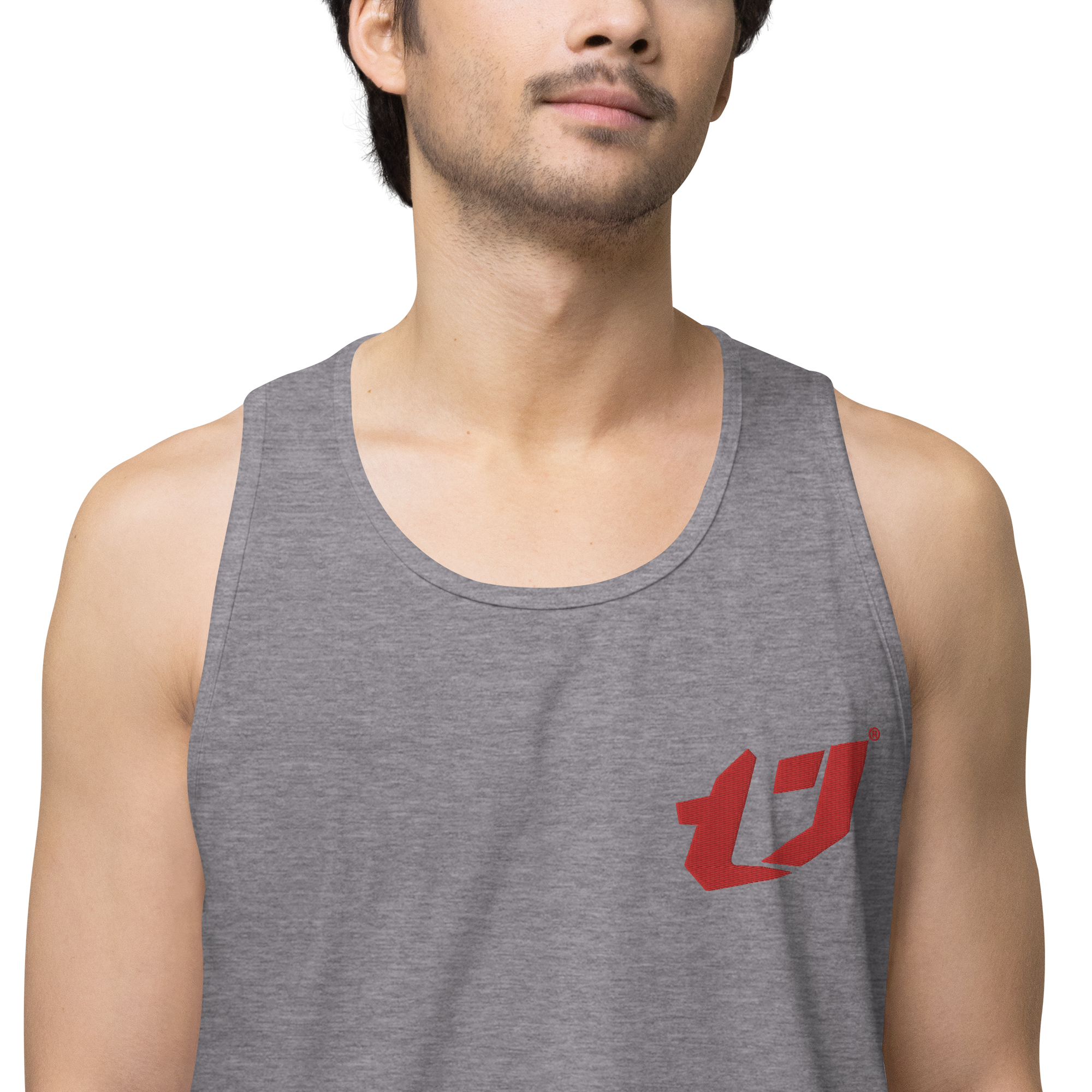N'Trench Apparel Red Logo Men/Guys premium tank top
