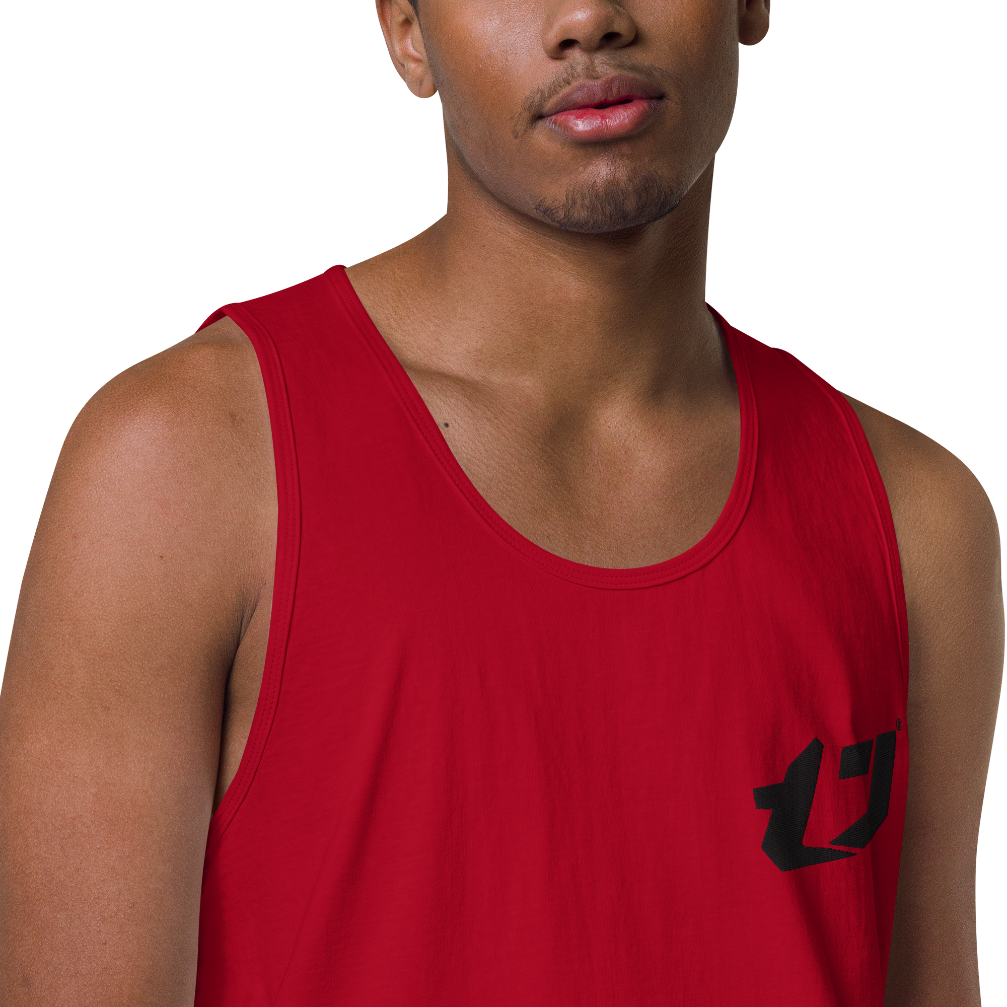 N'Trench Apparel Black Logo Men/Guys premium tank top