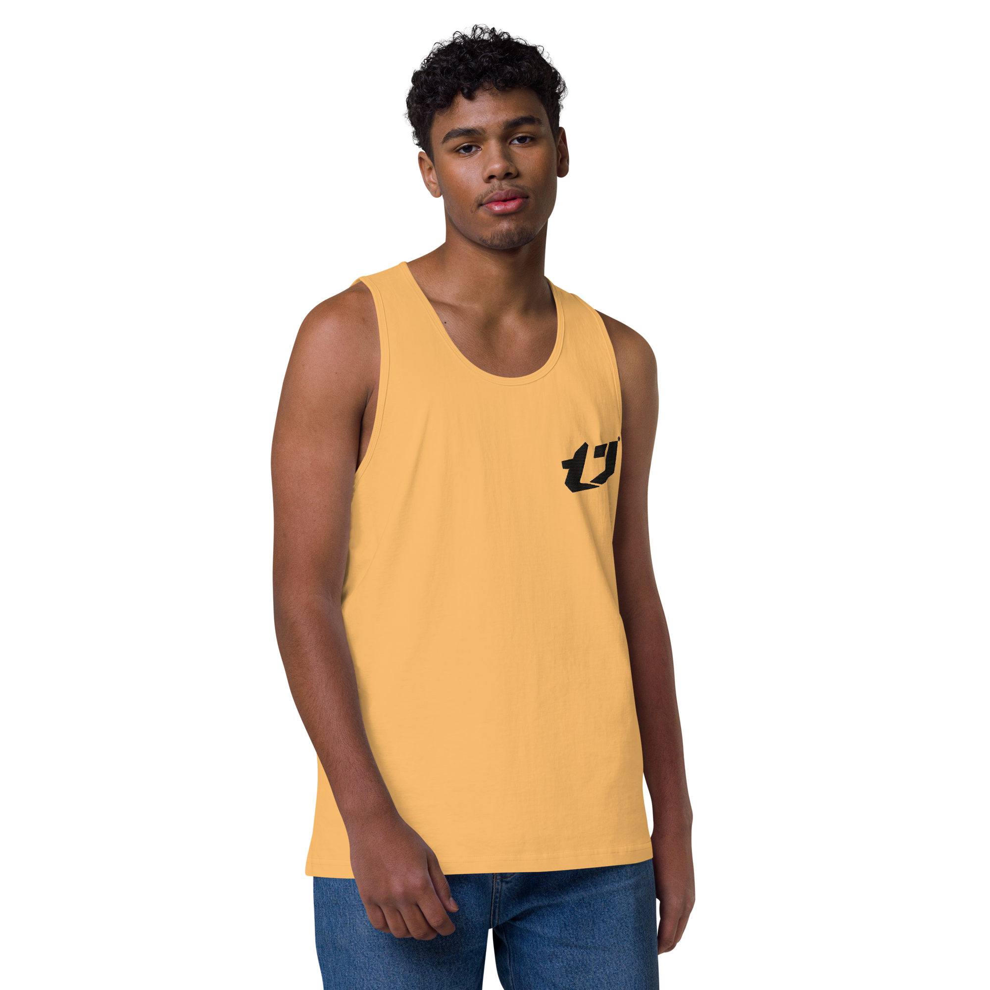 N'Trench Apparel Black Logo Men/Guys premium tank top