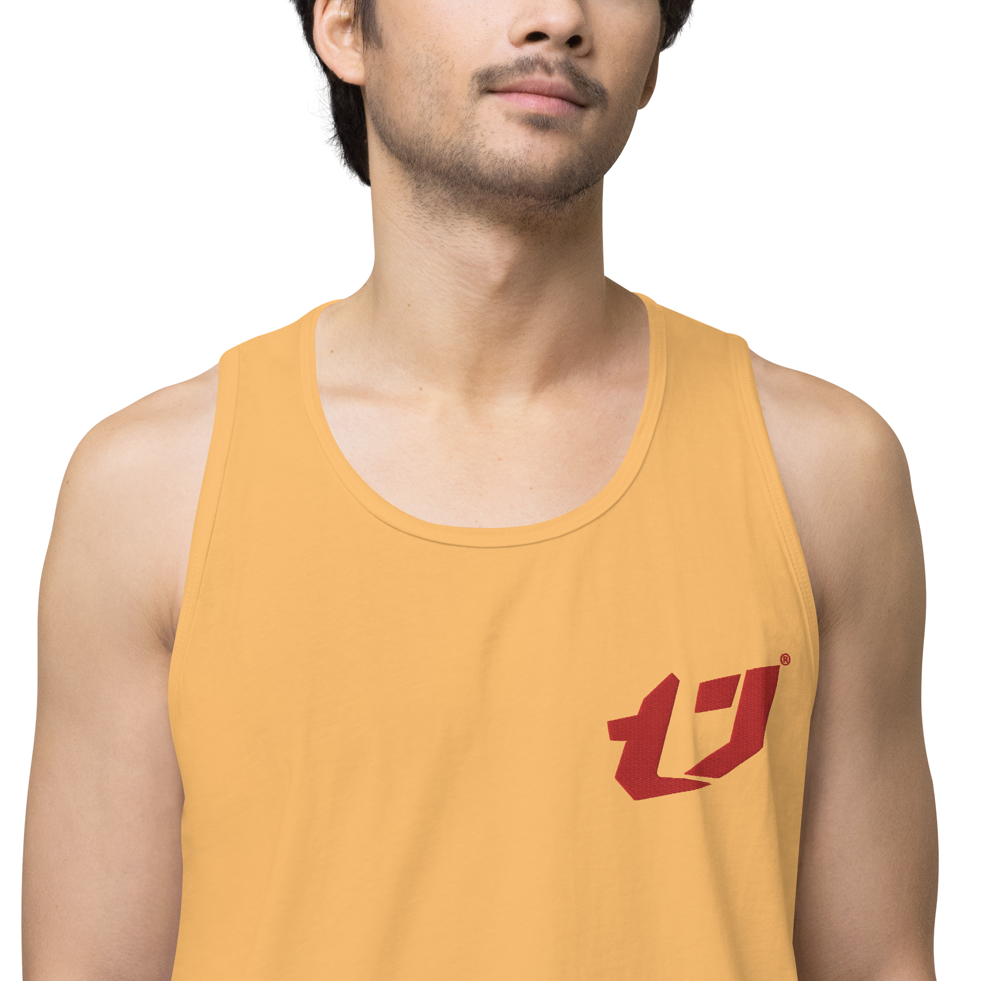 N'Trench Apparel Red Logo Men/Guys premium tank top