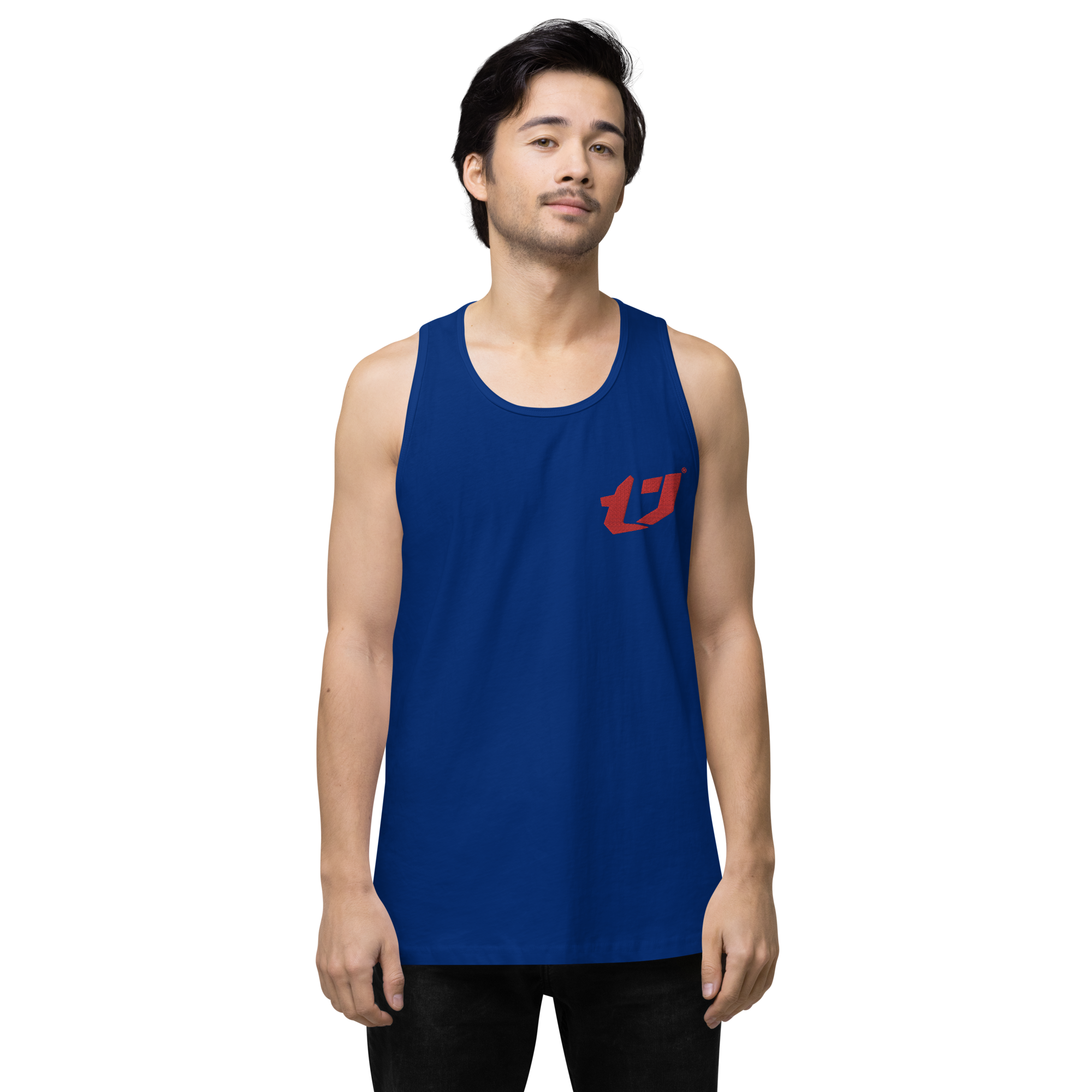 N'Trench Apparel Red Logo Men/Guys premium tank top