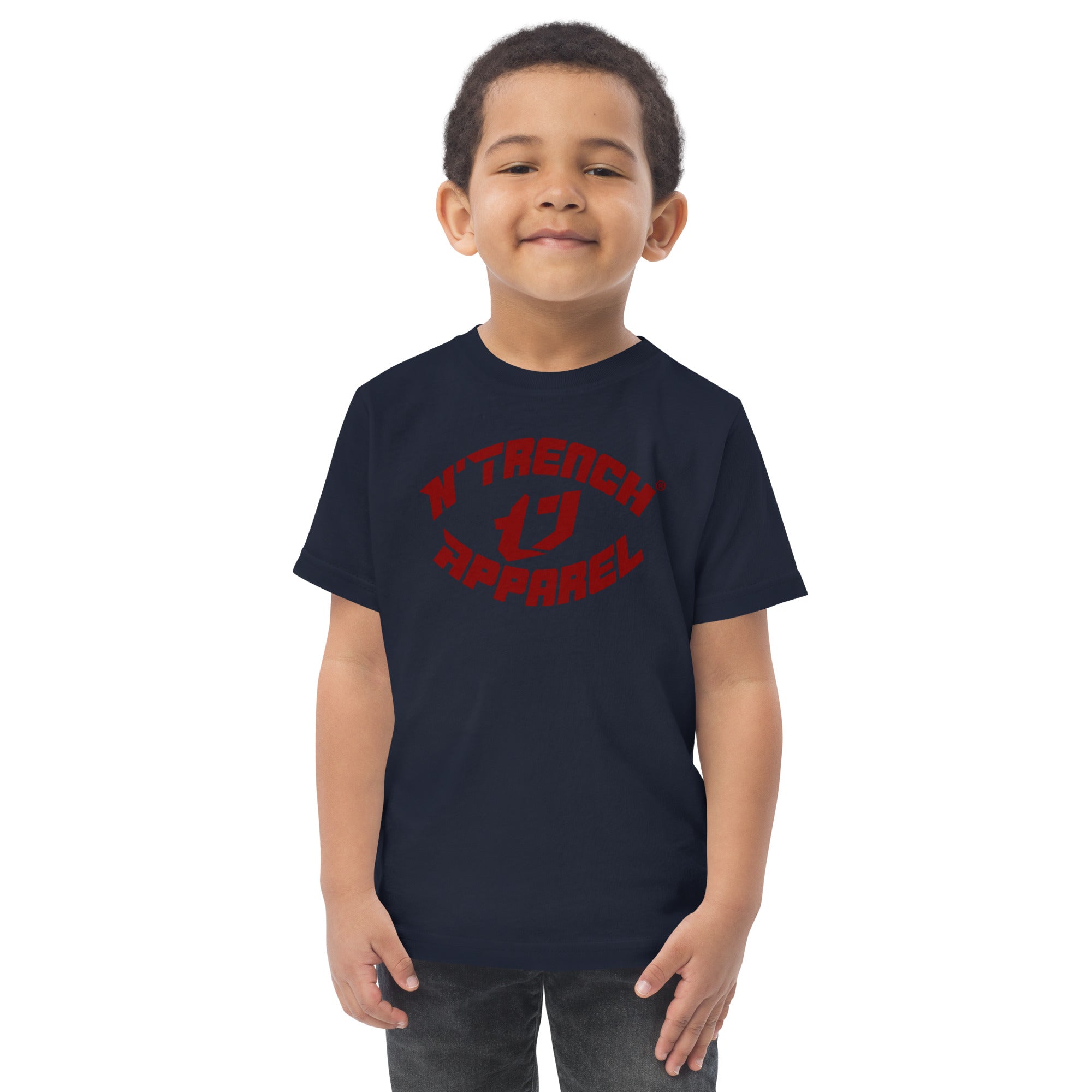 N'Trench Red Font Toddler Jersey T-Shirt