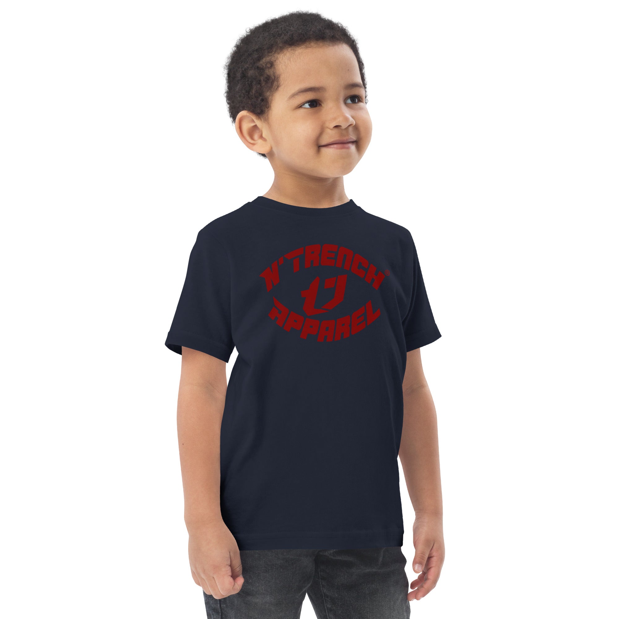N'Trench Red Font Toddler Jersey T-Shirt