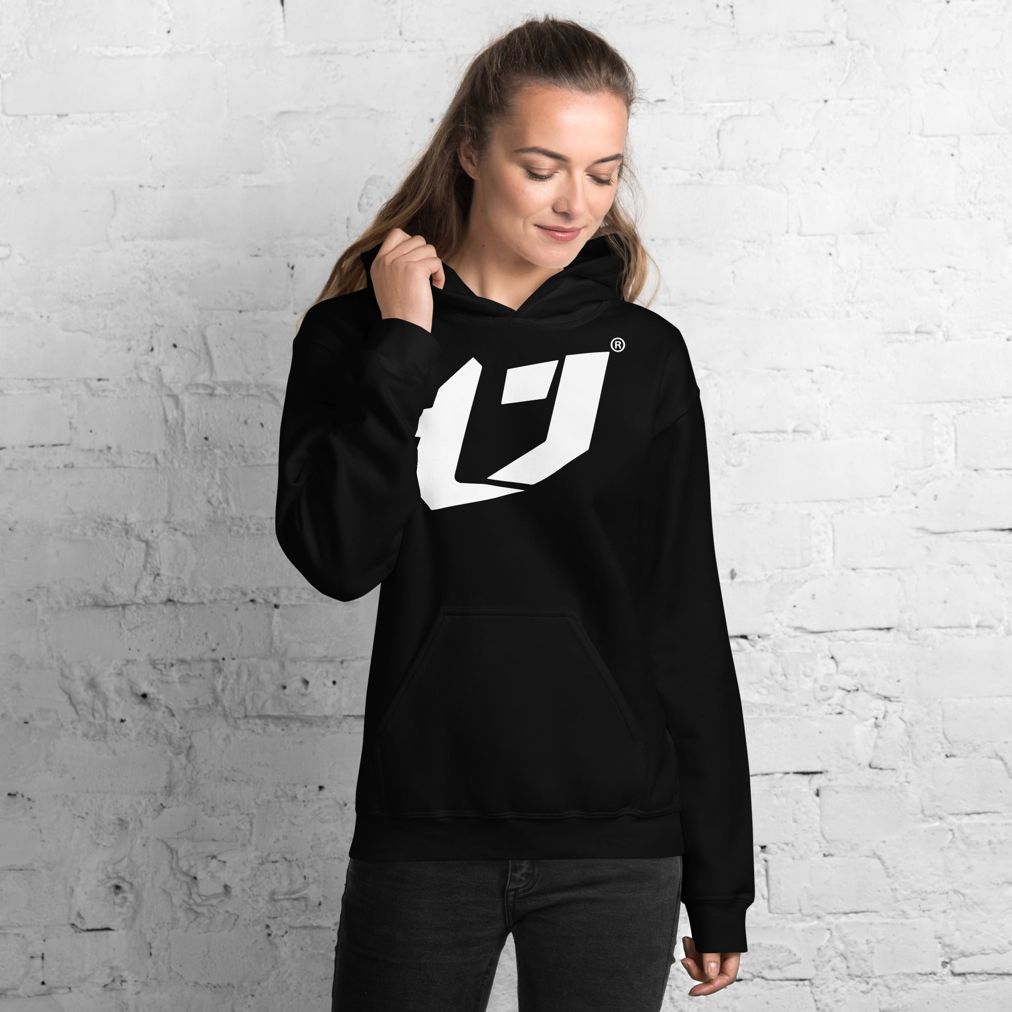 N'Trench Large Logo White Women/Ladies Hoodie