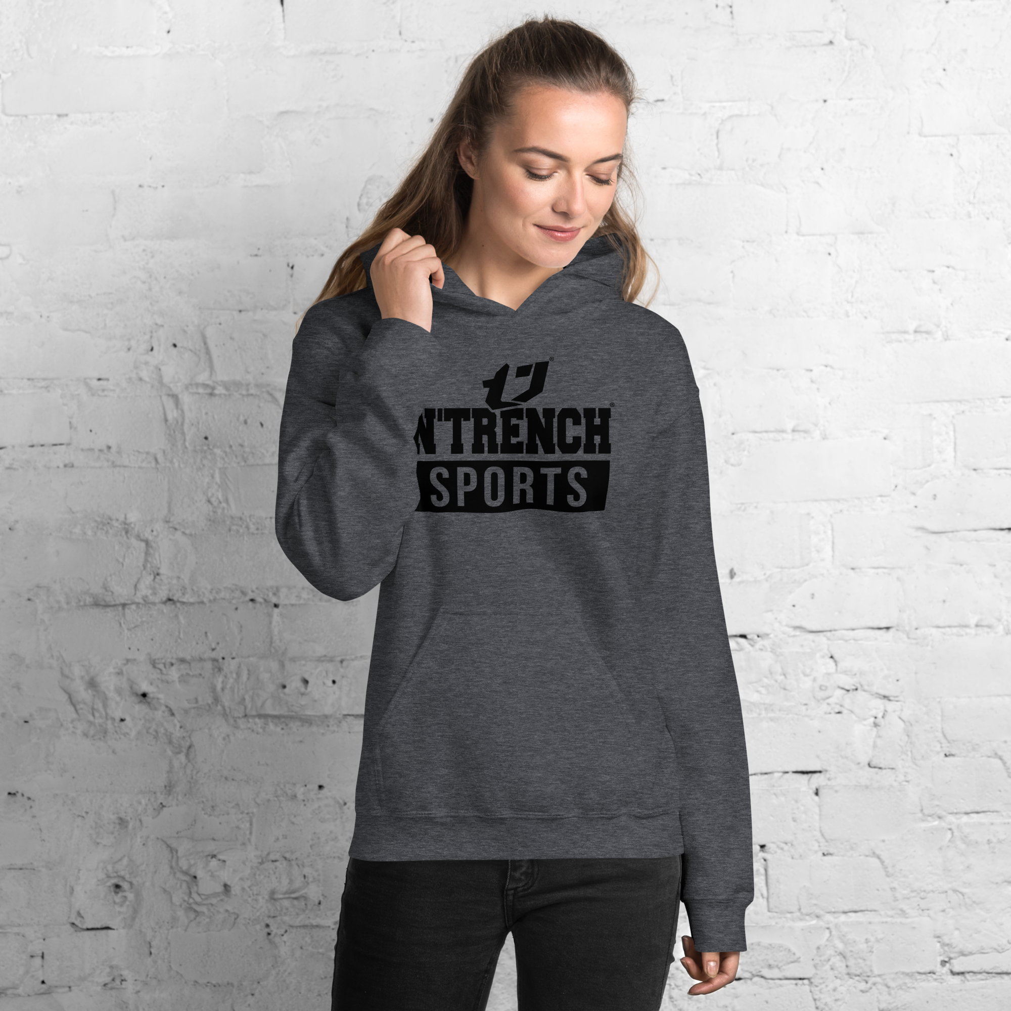 N'Trench Apparel (Black Font) Women/Ladies Hoodie