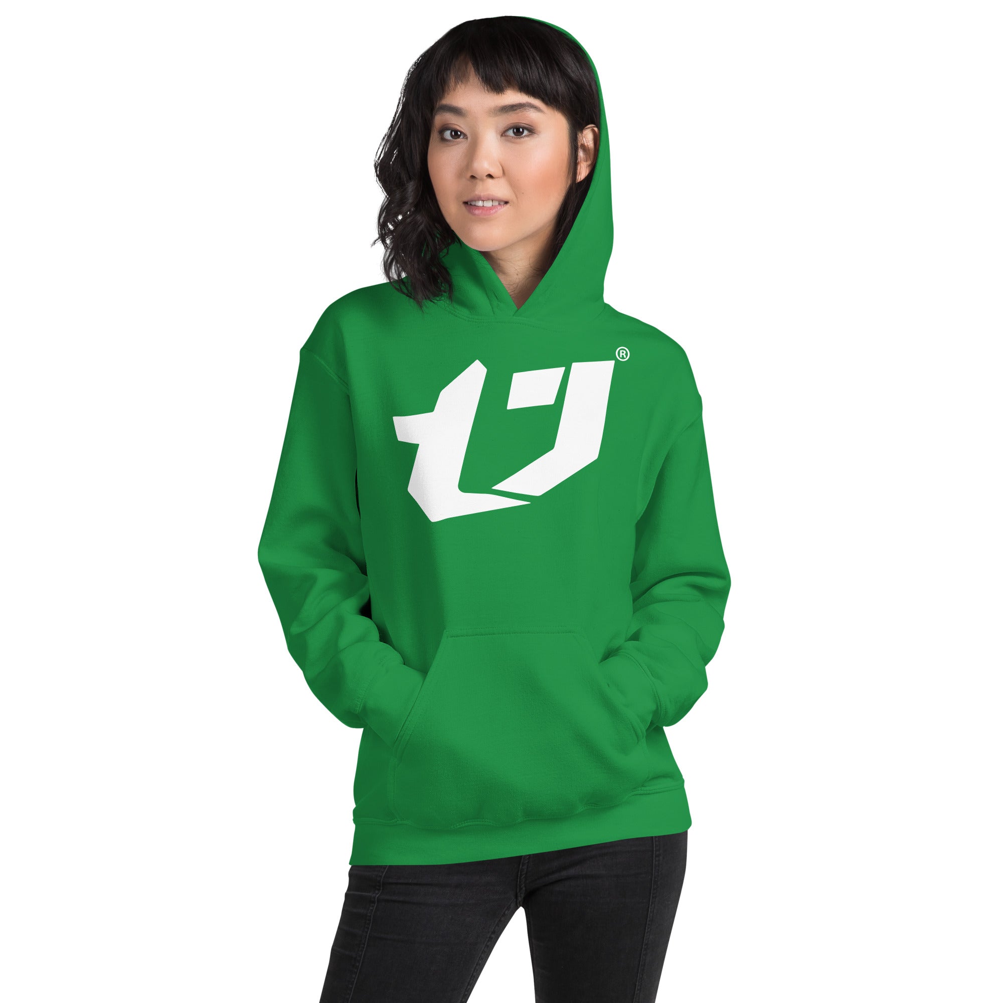 N'Trench Large Logo White Women/Ladies Hoodie