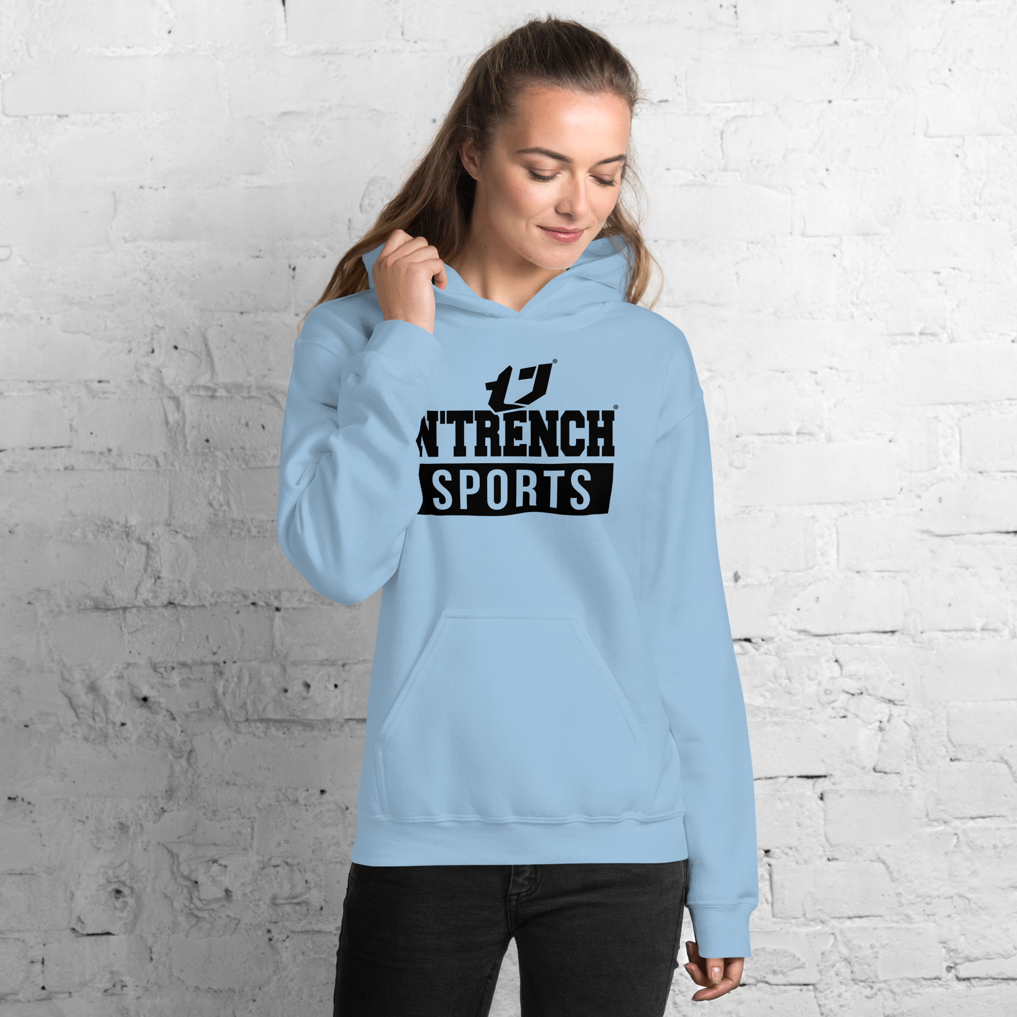 N'Trench Apparel (Black Font) Women/Ladies Hoodie