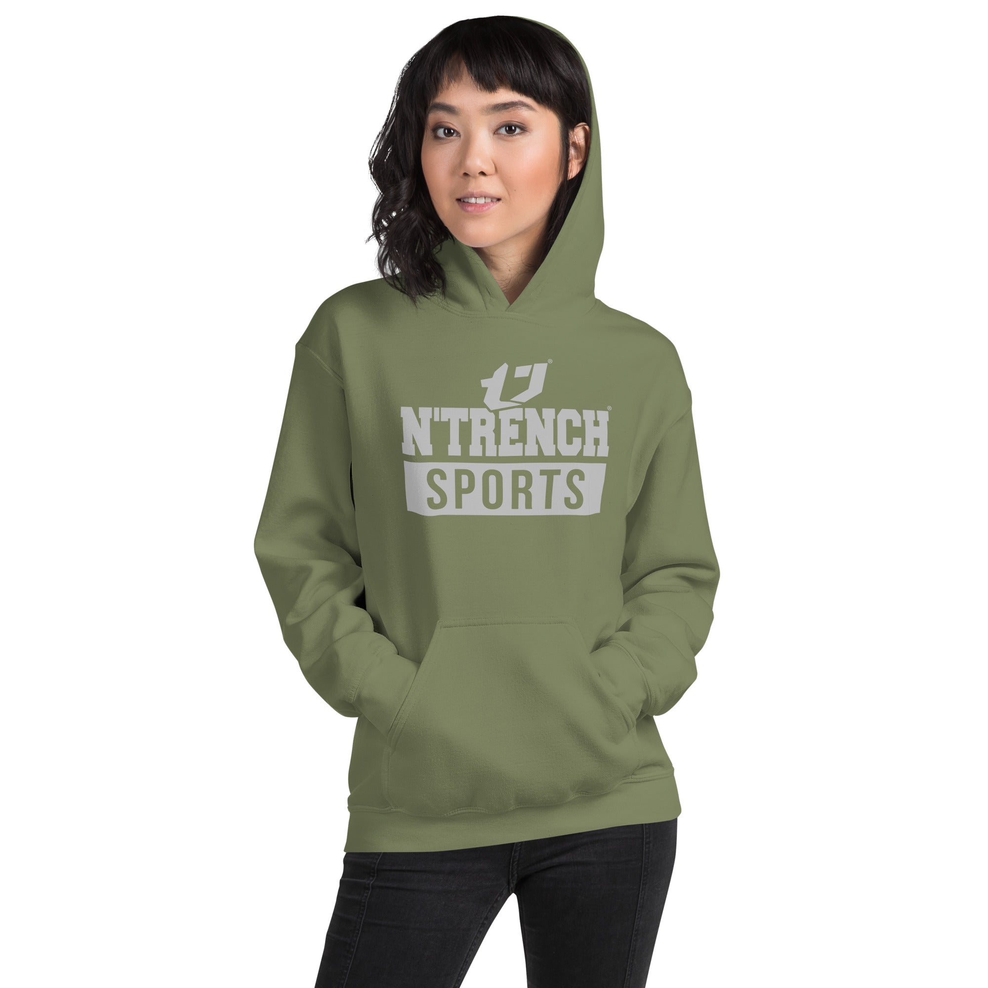 N'Trench (Silver Font) Women/Ladies Hoodie