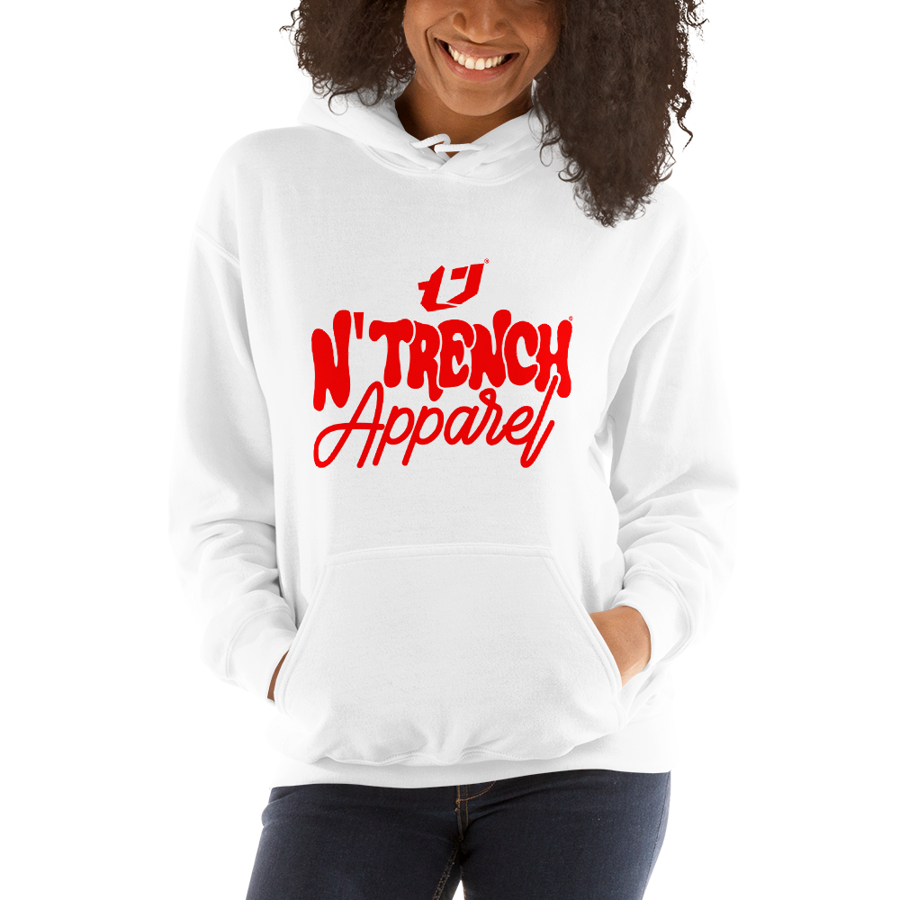 N'Trench Apparel Red Font Women/Ladies Hoodie