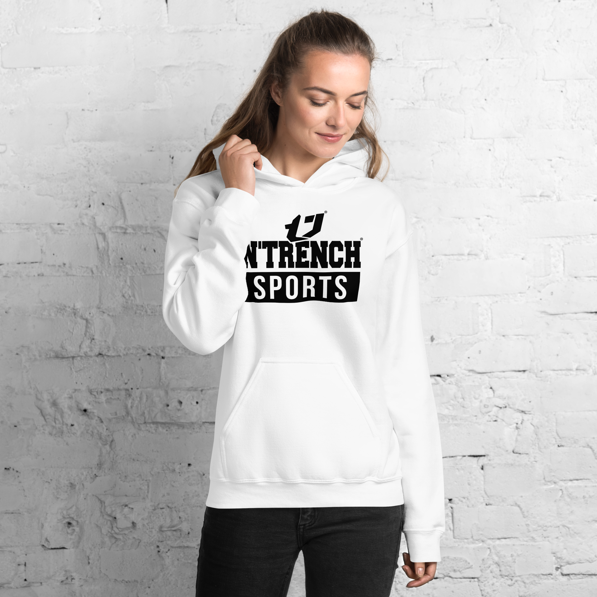 N'Trench Apparel (Black Font) Women/Ladies Hoodie