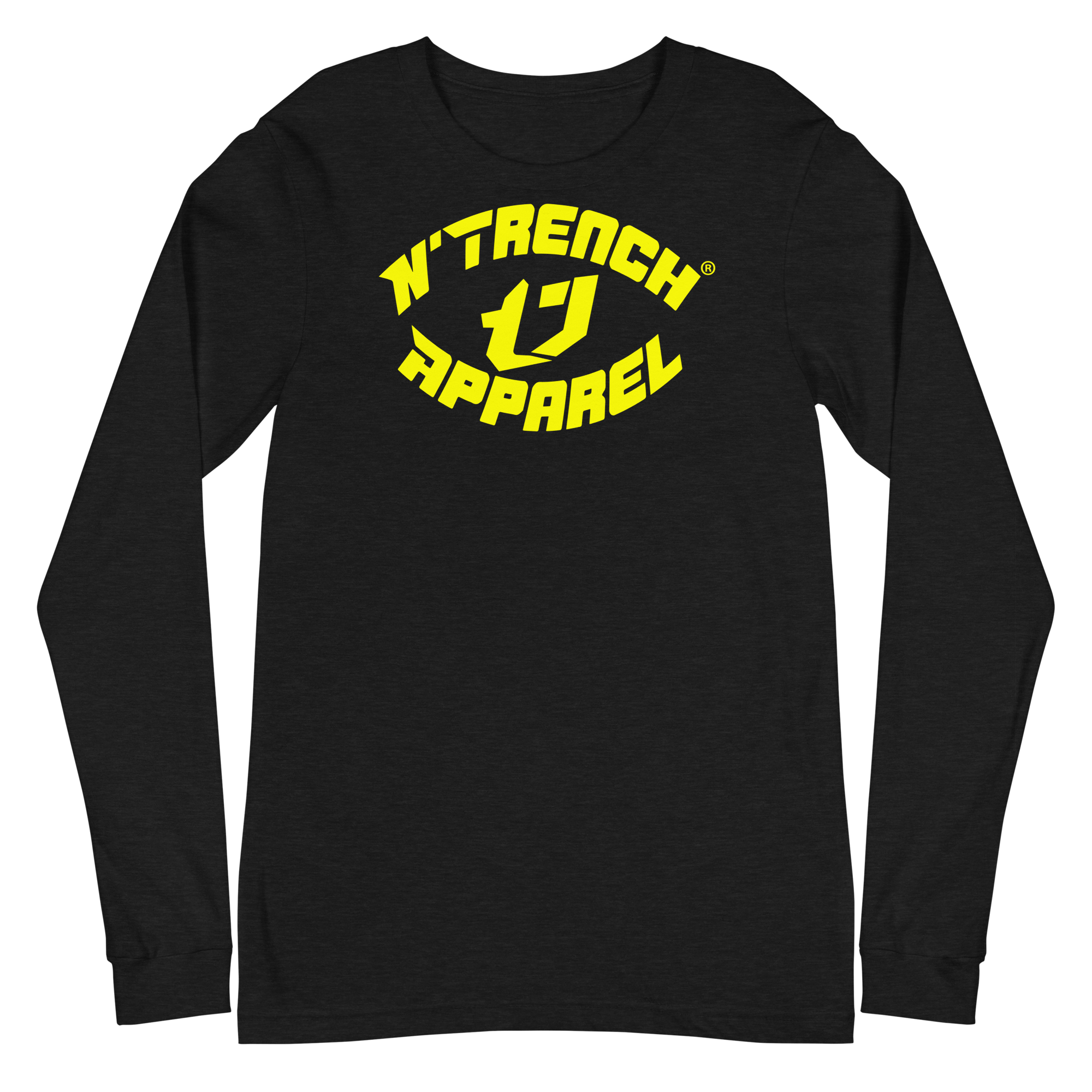 N'Trench Apparel Yellow Lettering Women/Ladies Long Sleeve Tee
