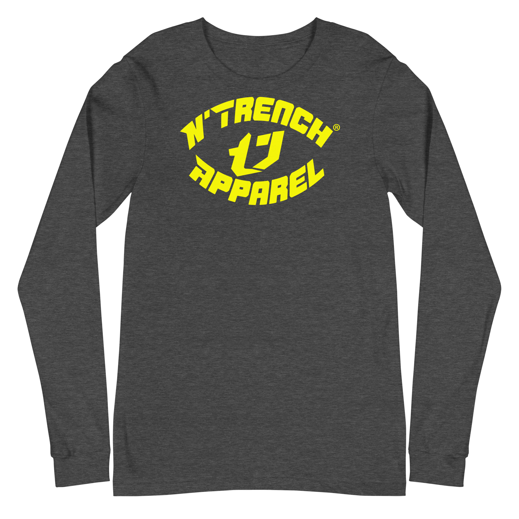 N'Trench Apparel Yellow Lettering Women/Ladies long sleeve tee