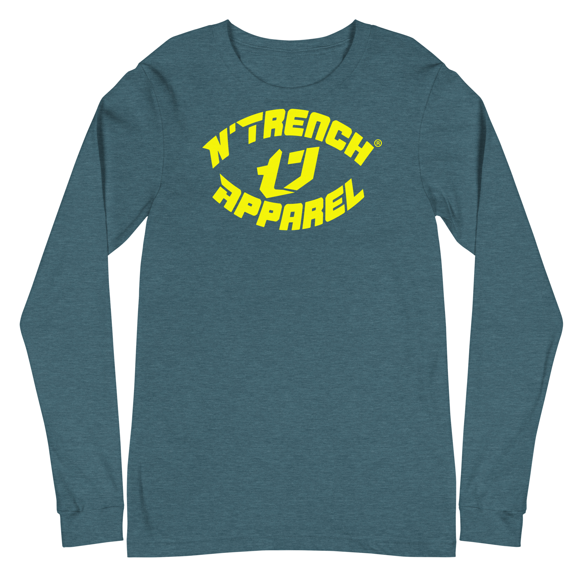 N'Trench Apparel Yellow Lettering Women/Ladies long sleeve tee