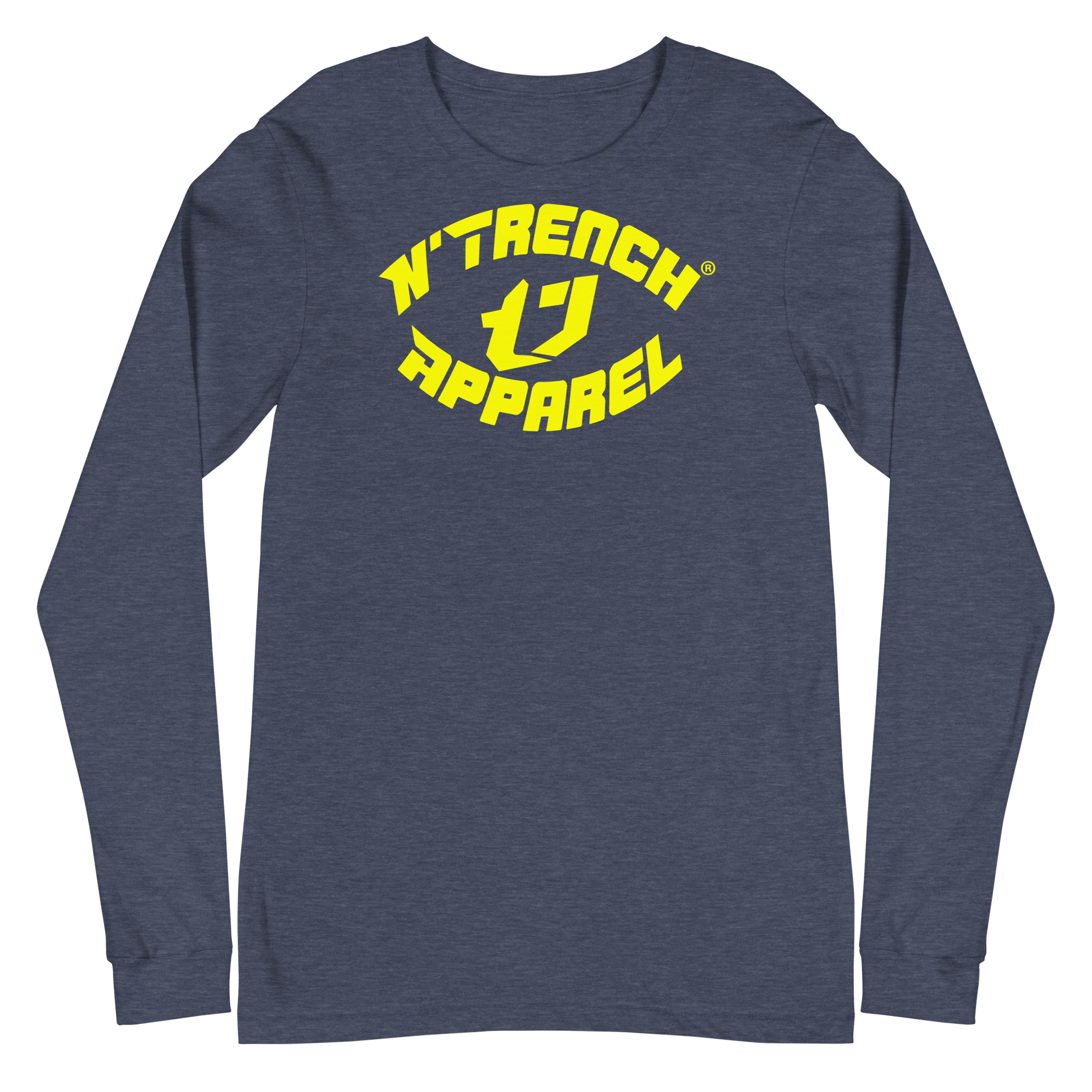 N'Trench Apparel Yellow Lettering Women/Ladies long sleeve tee