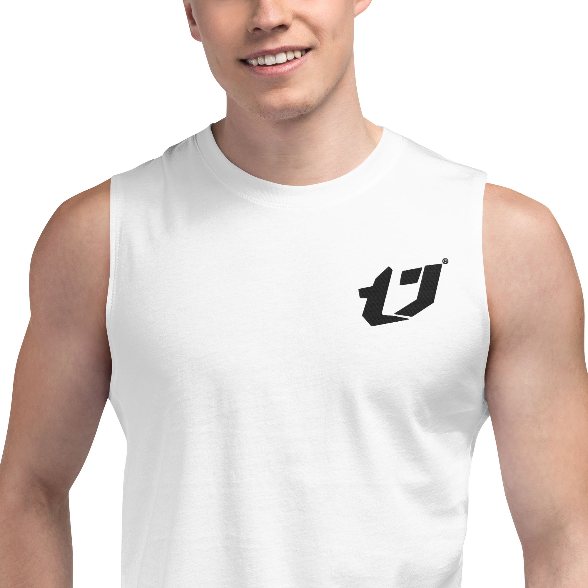 N'Trench Apparel Black Logo Muscle Shirt
