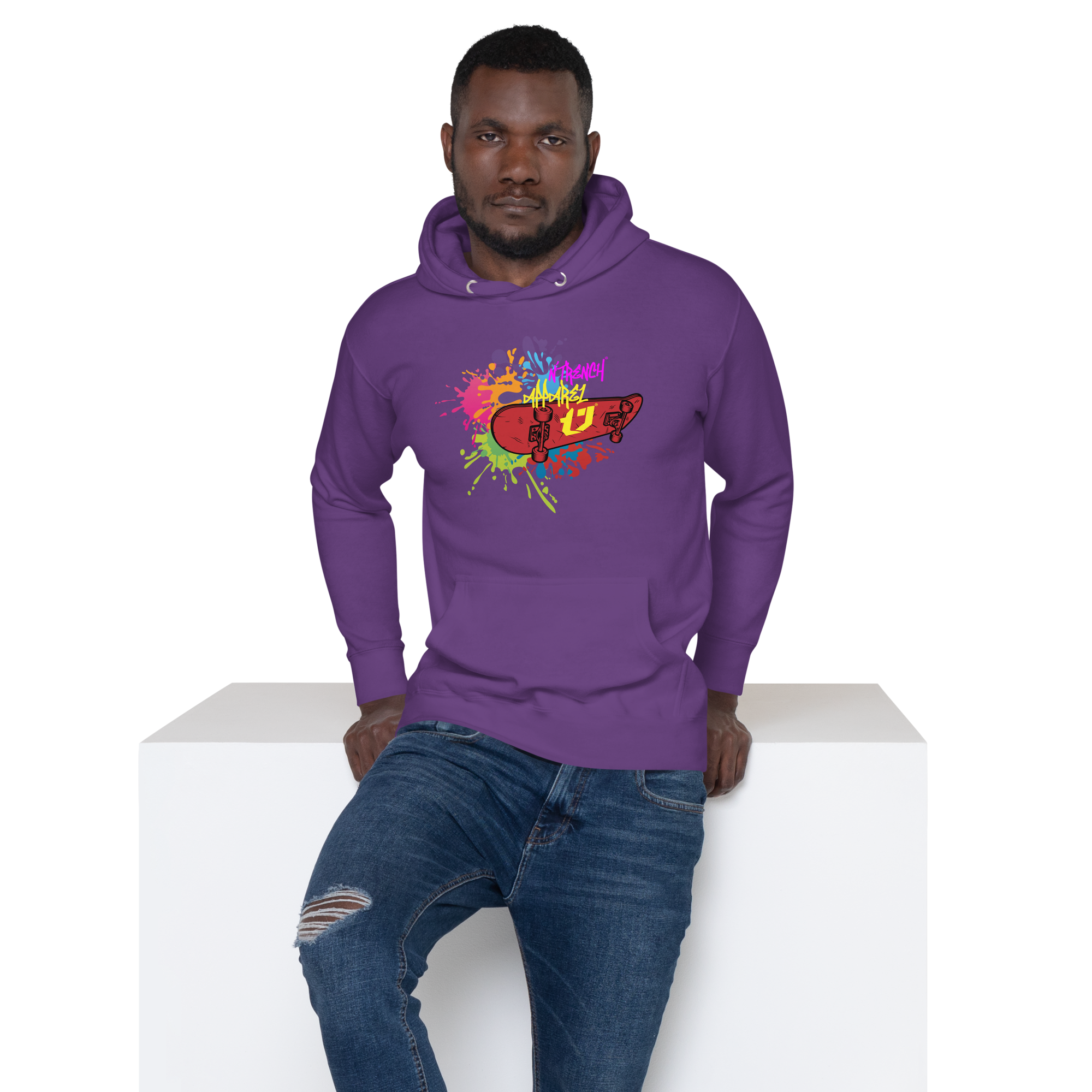 N'Trench Apparel Graffiti Skateboard Men/Guys Hoodie
