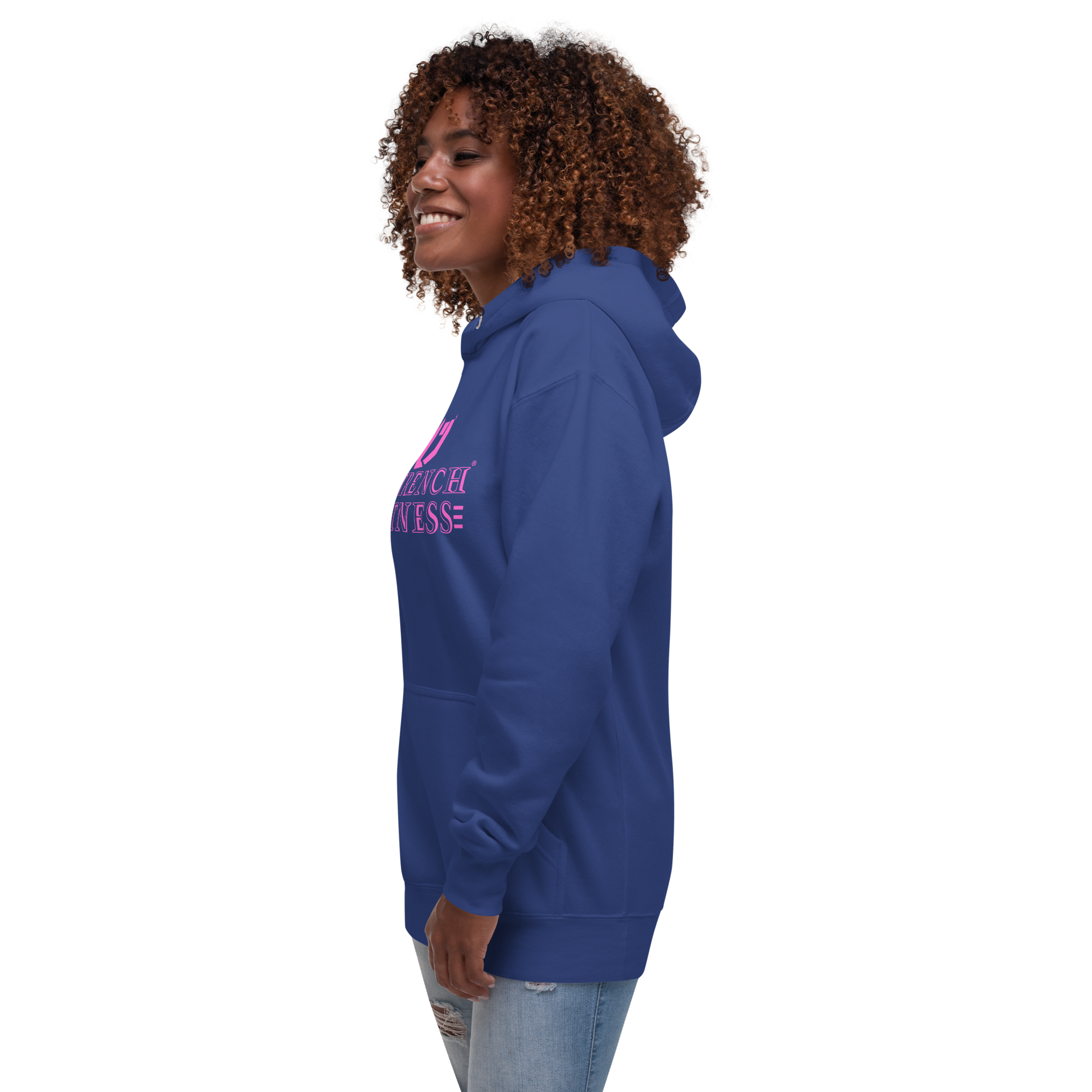 N'Trench Pink Lettering Women/Ladies Hoodie