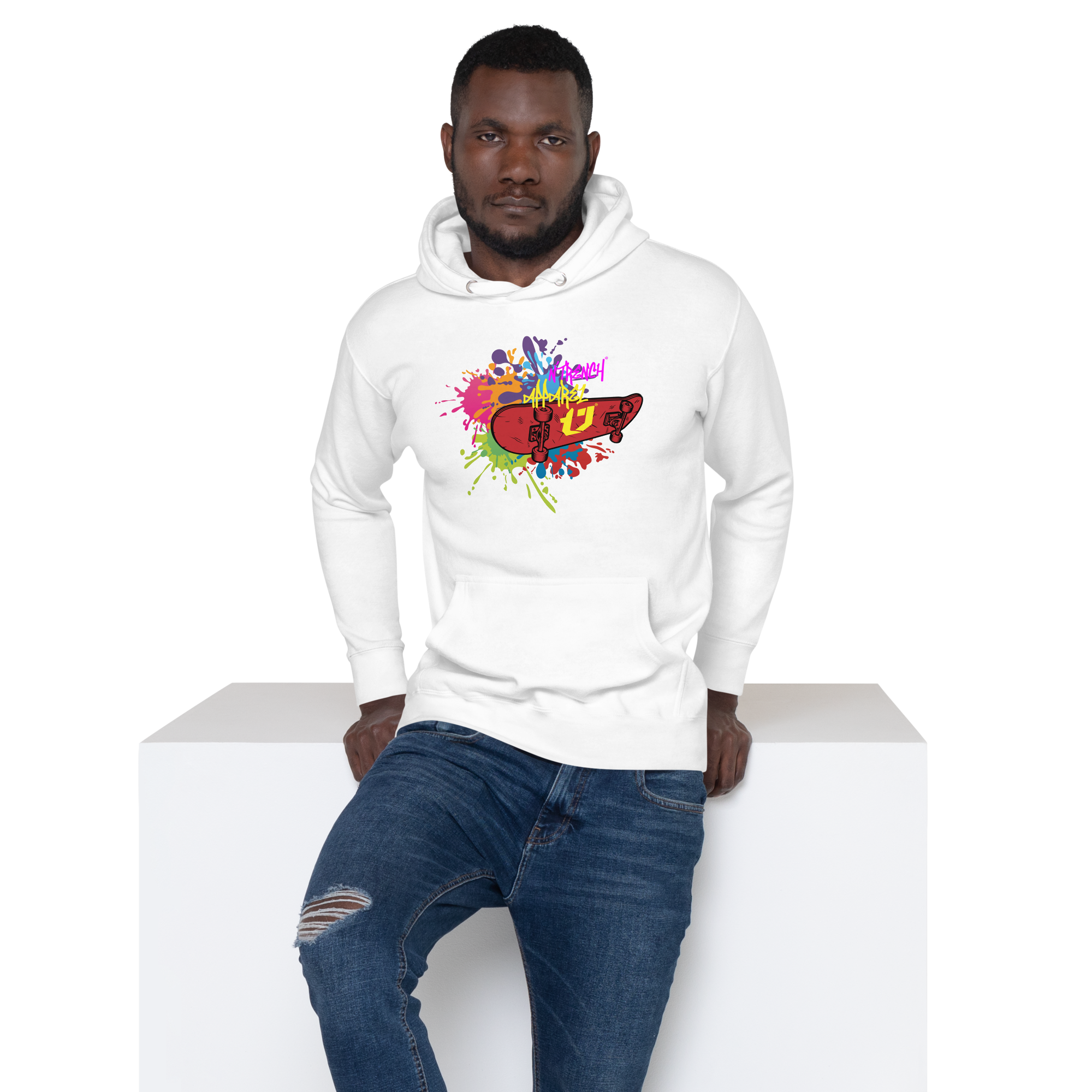 N'Trench Apparel Graffiti Skateboard Men/Guys Hoodie