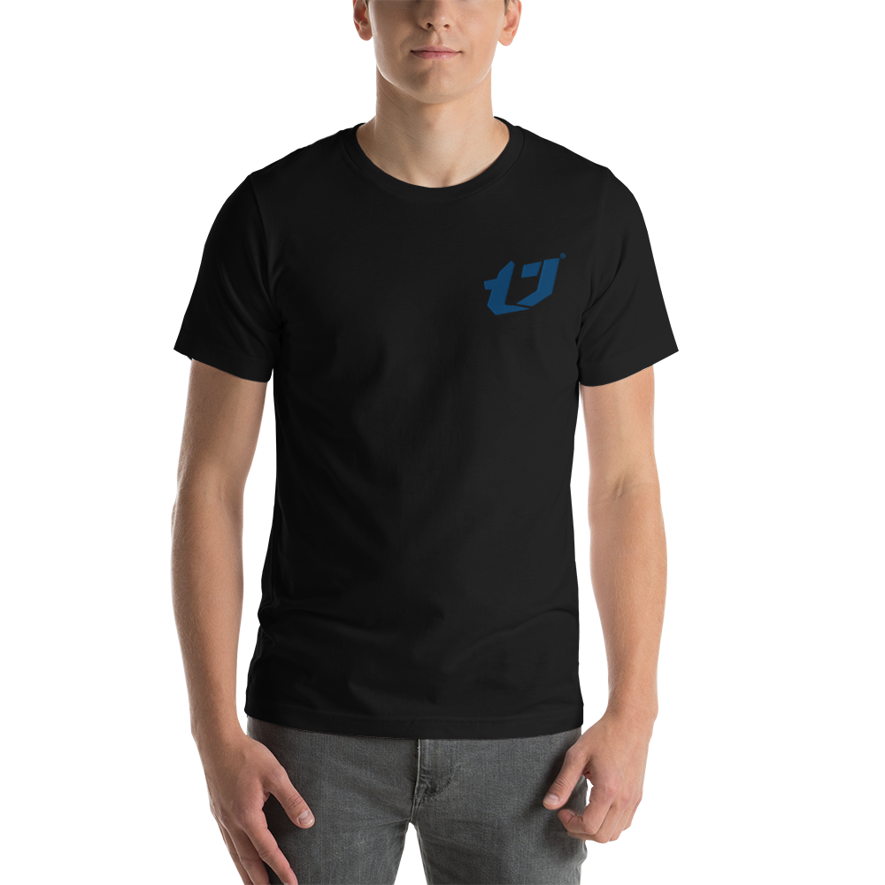 N'Trench Apparel Blue Logo Embroidery Unisex T-Shirt
