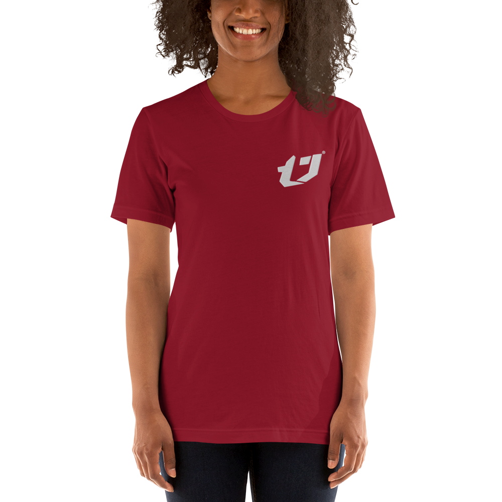 N'Trench Apparel White Logo Embroidery Unisex T-Shirt