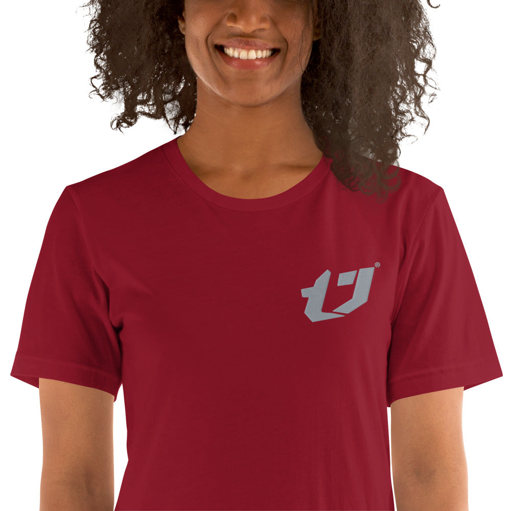 N'Trench Apparel Silver Logo Embroidery Unisex T-Shirt