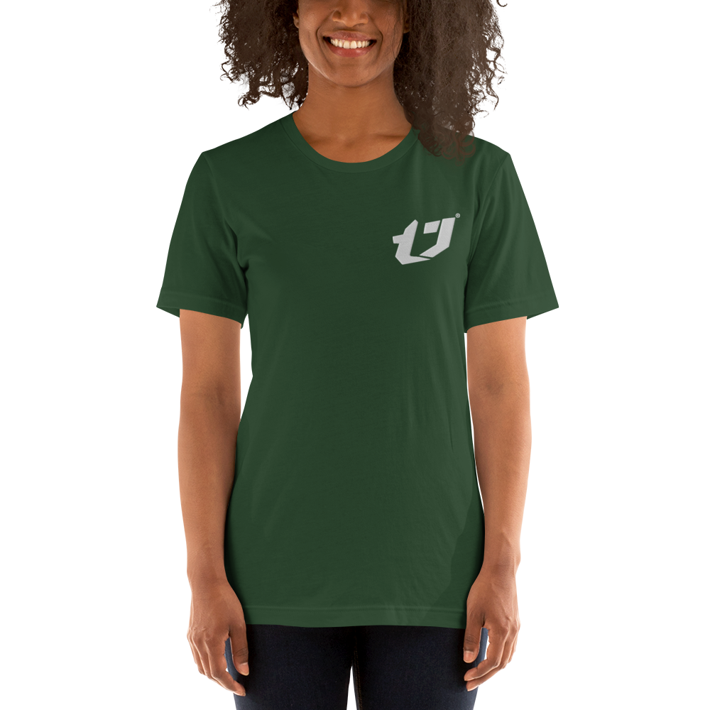 N'Trench Apparel White Logo Embroidery Unisex T-Shirt