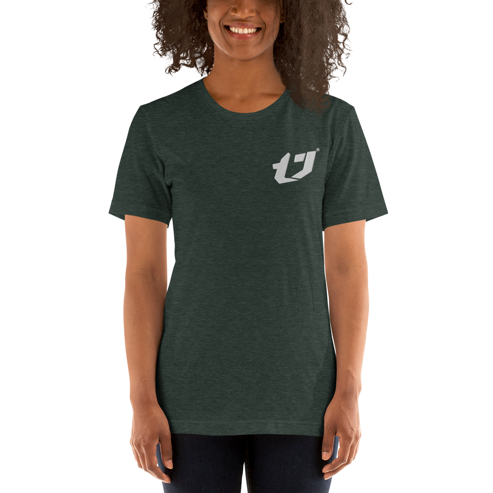 N'Trench Apparel White Logo Embroidery Unisex T-Shirt