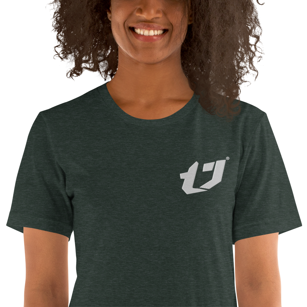 N'Trench Apparel White Logo Embroidery Unisex T-Shirt