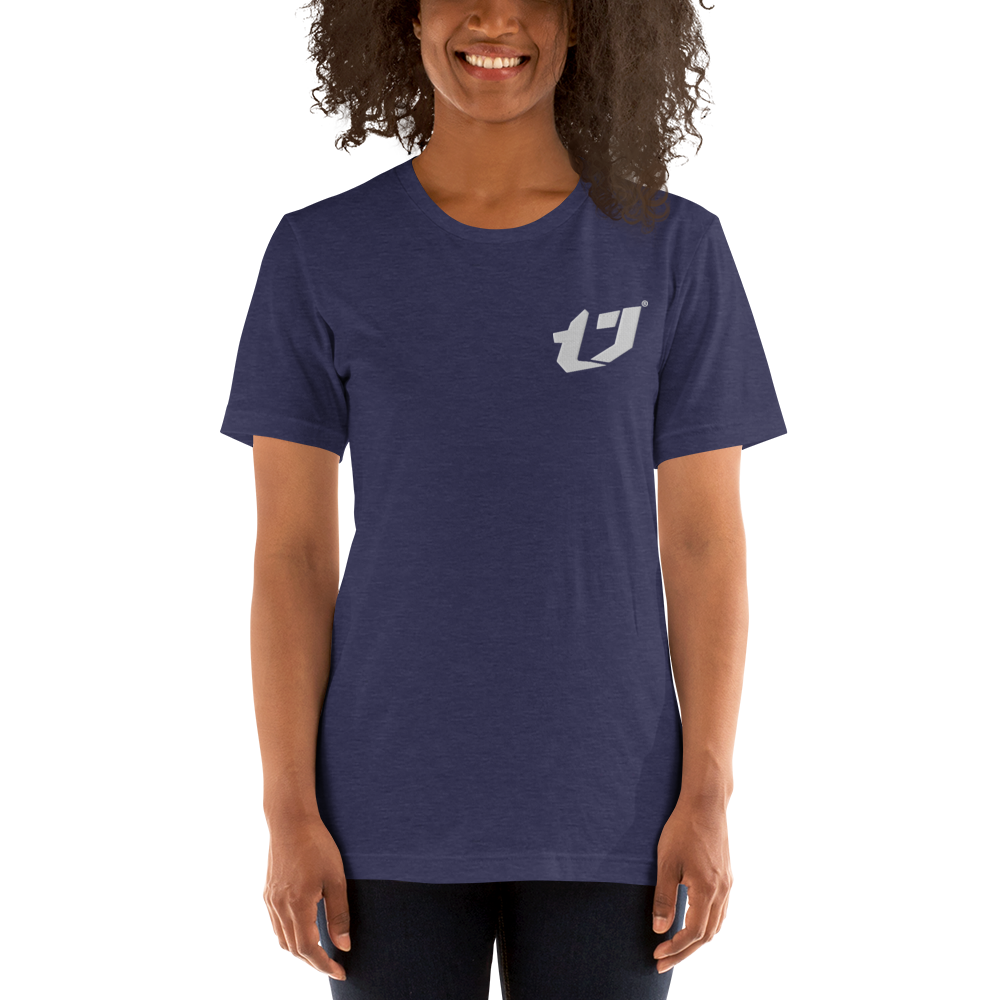 N'Trench Apparel White Logo Embroidery Unisex T-Shirt